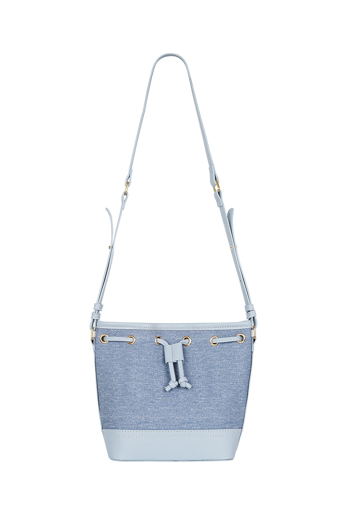 Denim bucket bag - blue h5 Picture9