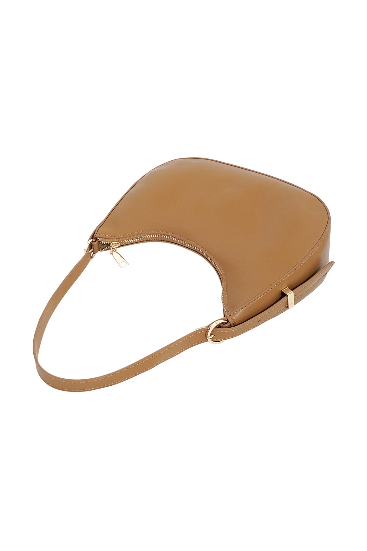 Classic half moon bag - brown h5 Picture6