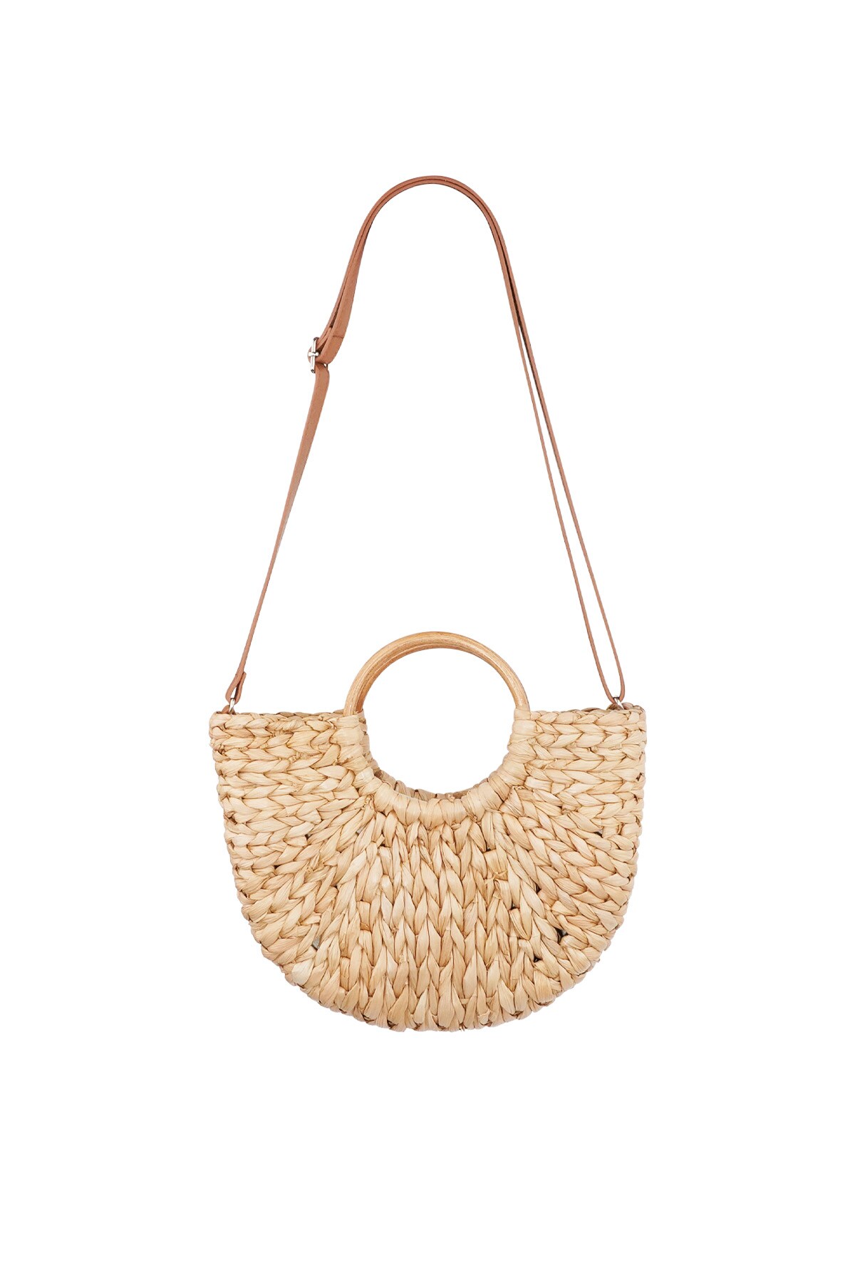 Beach bag half moon - beige h5 Picture4