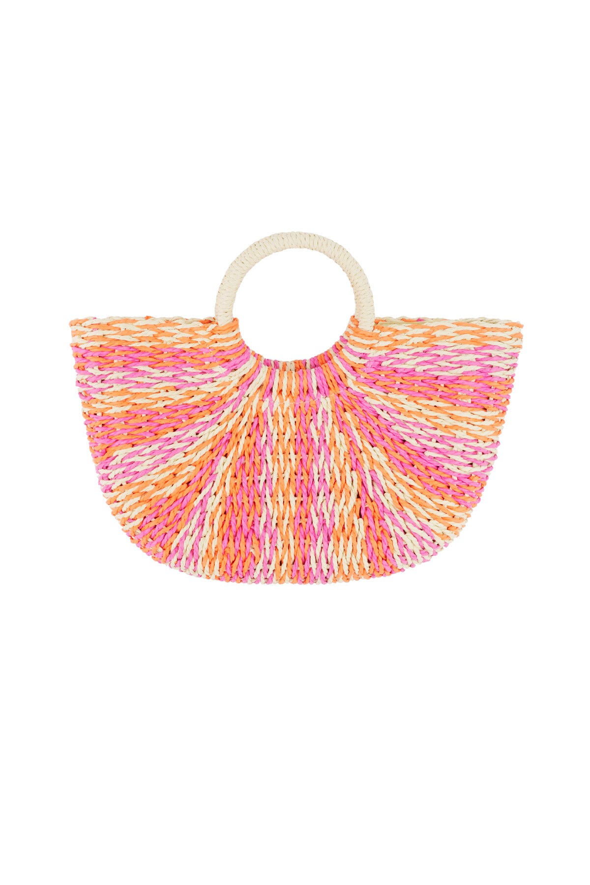 Beach bag eye-catching good - orange pink h5 