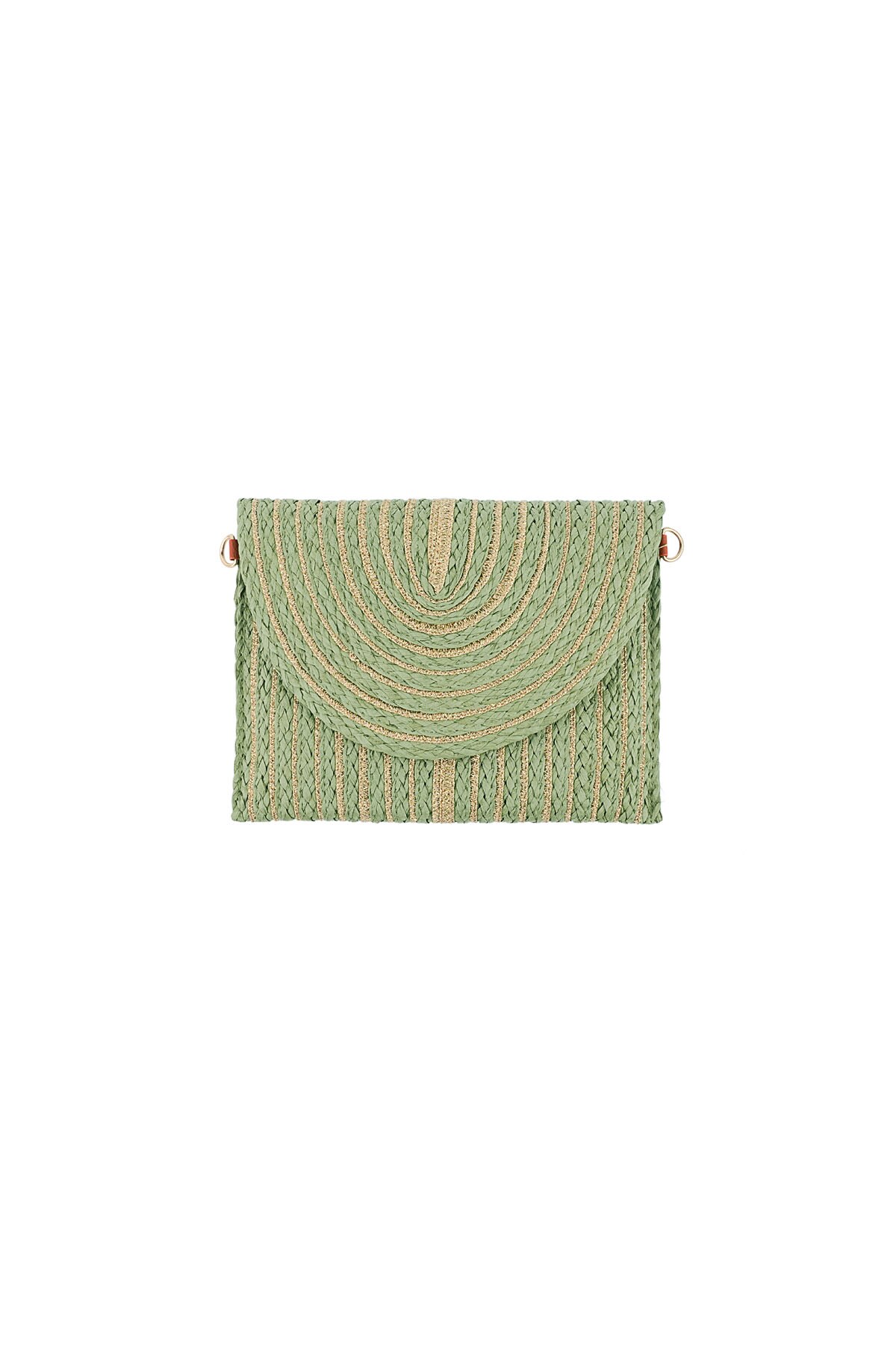 Summer clutch living life - green h5 