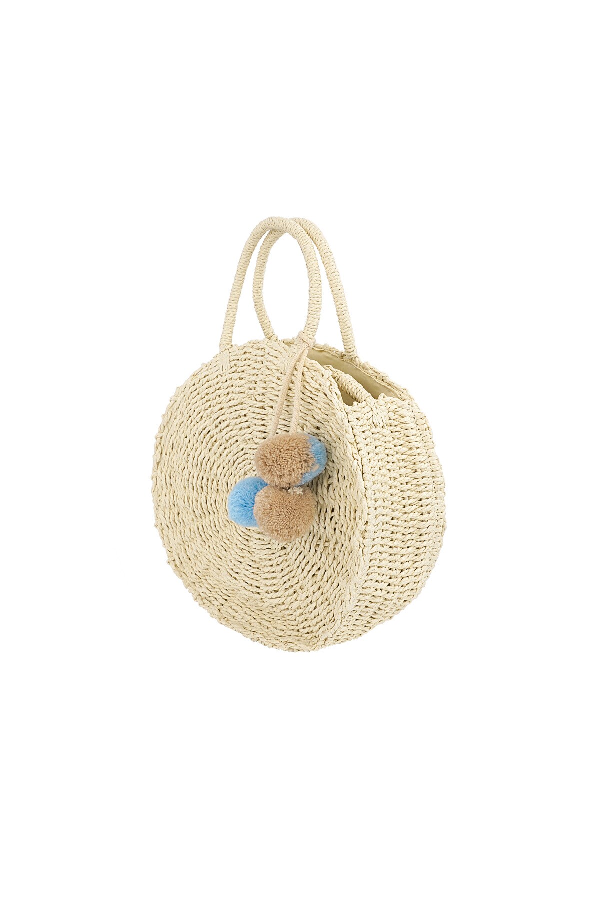 Round beach bag - off-white  h5 Picture4