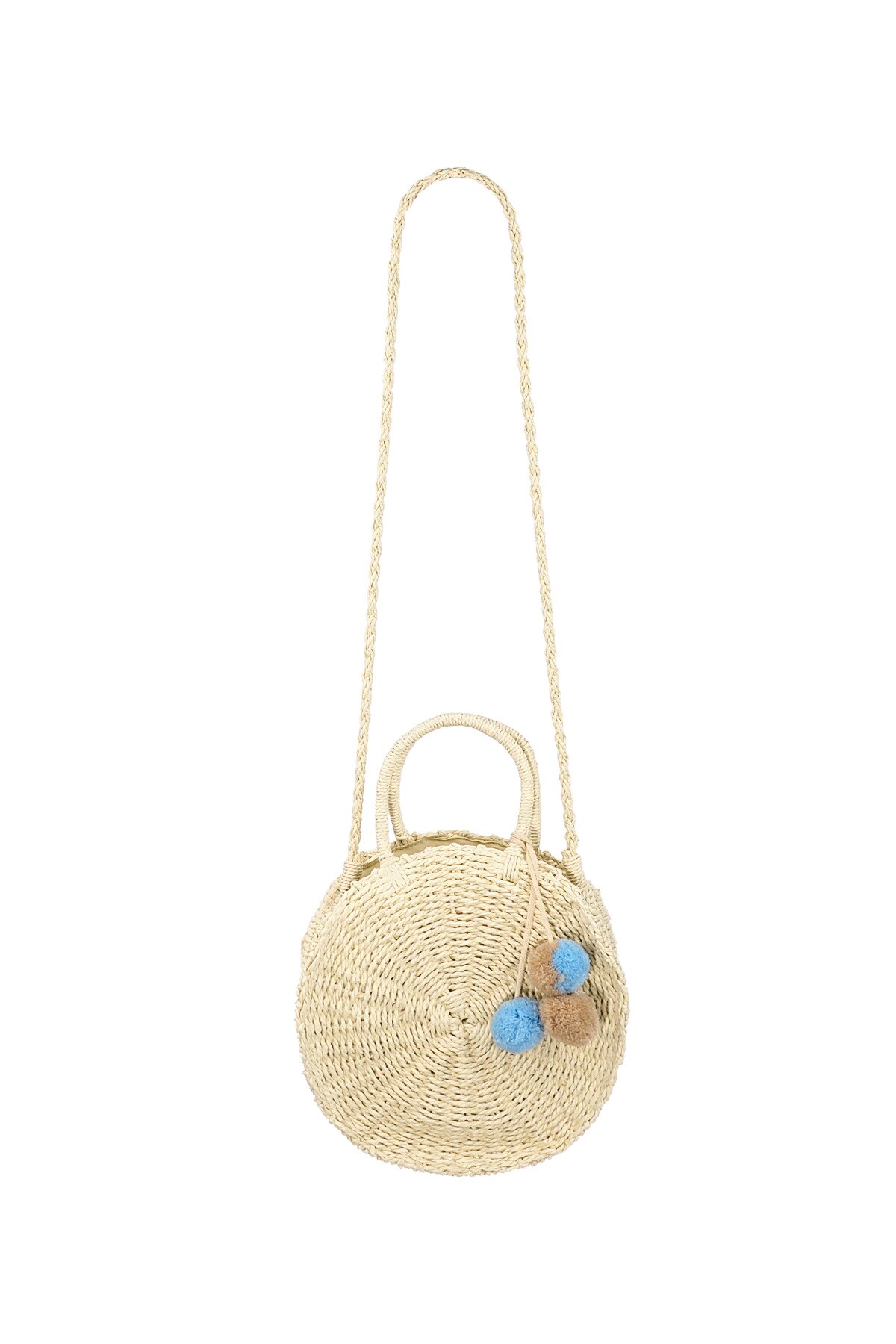 Round beach bag - off-white  Picture6