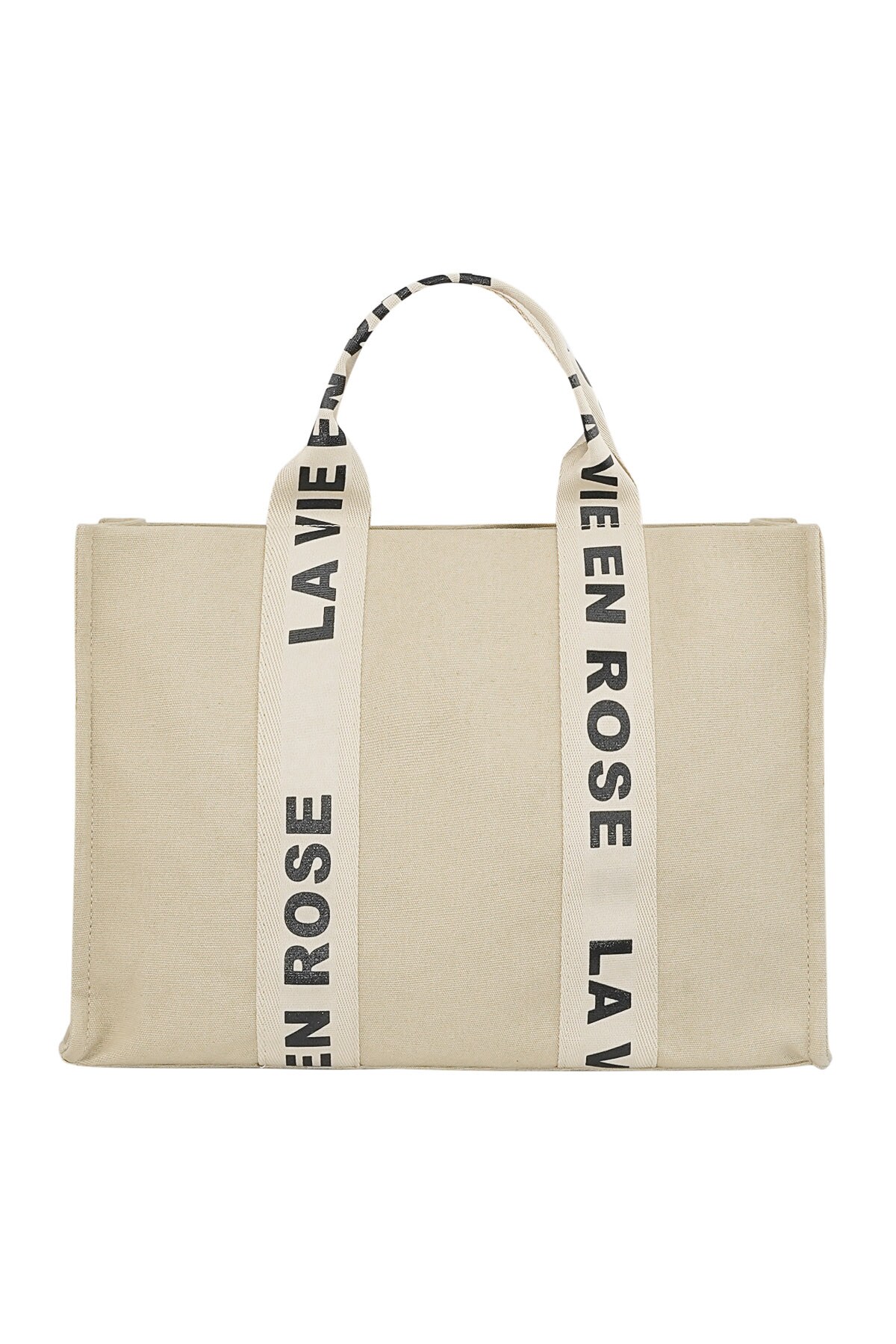 La vie en rose shopper - beige h5 