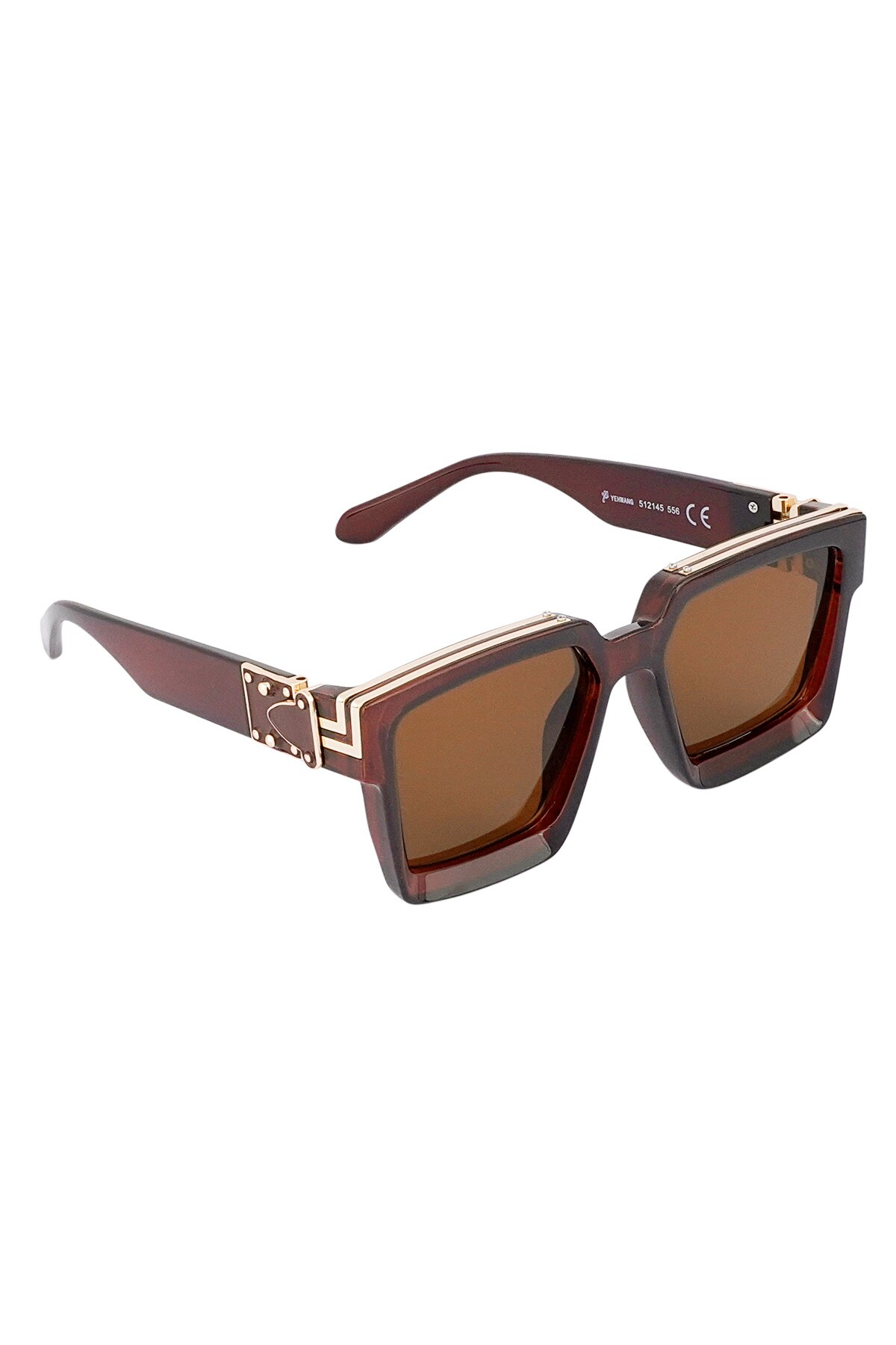 Shine bright sunglasses - dark brown 