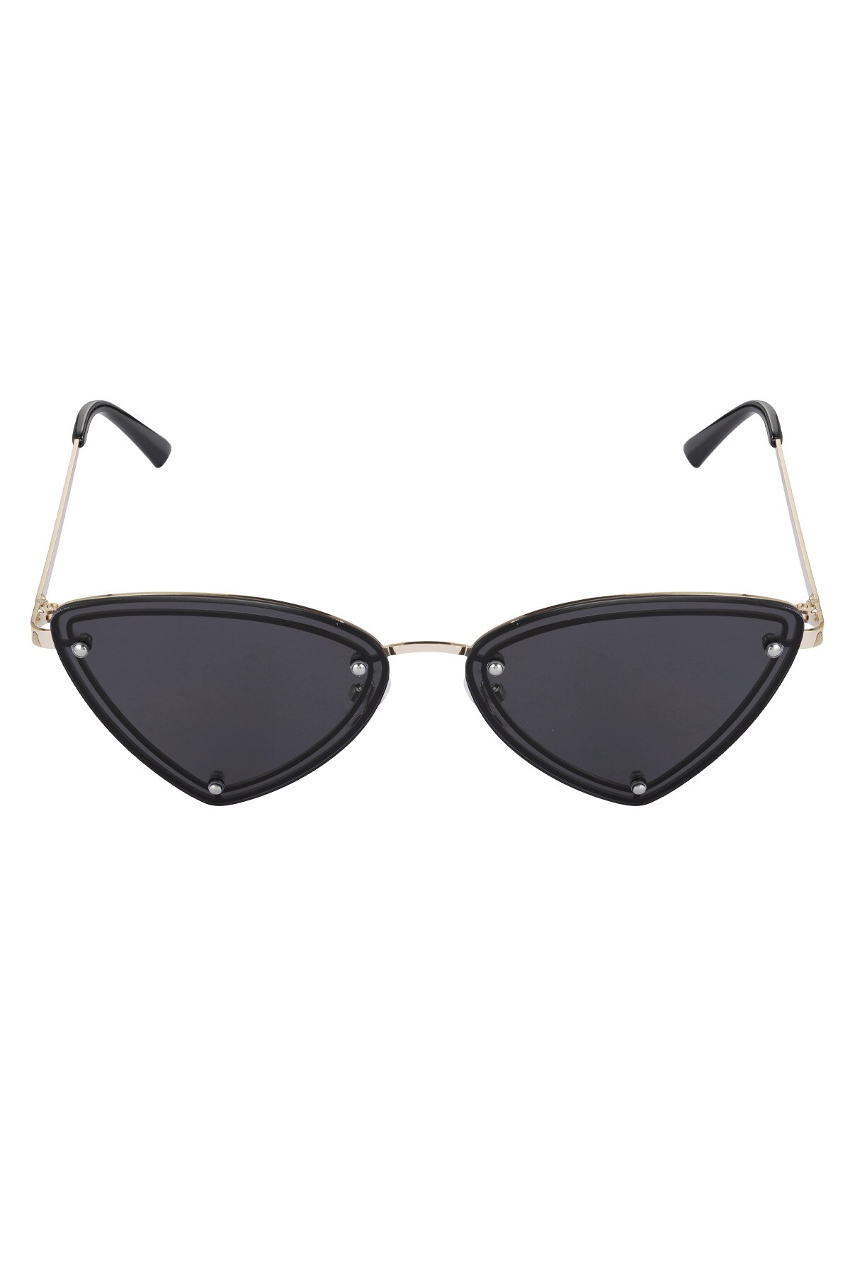 Retro party sunglasses - black gold Picture4