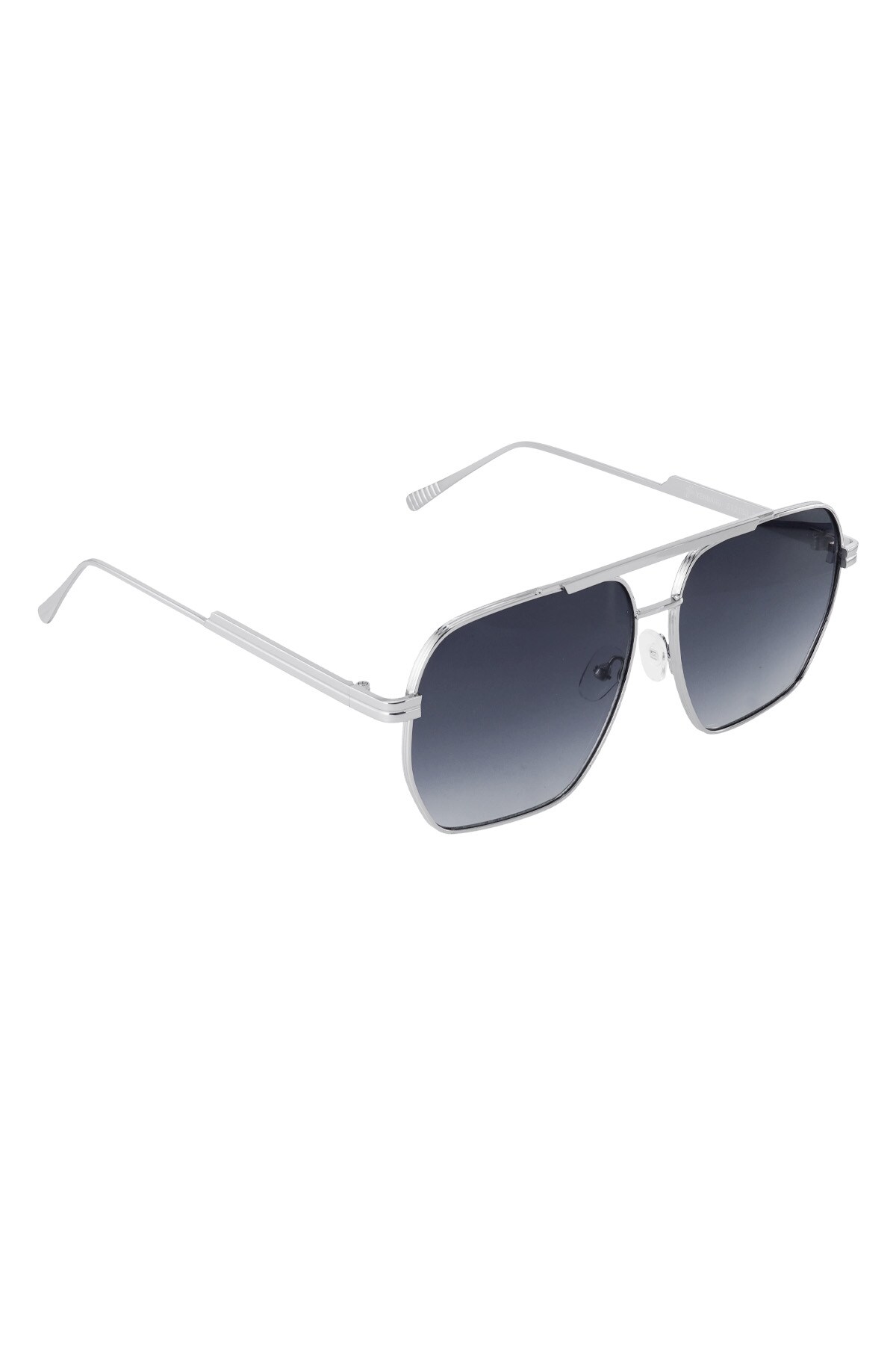 Metal summer sunglasses - Black and silver 