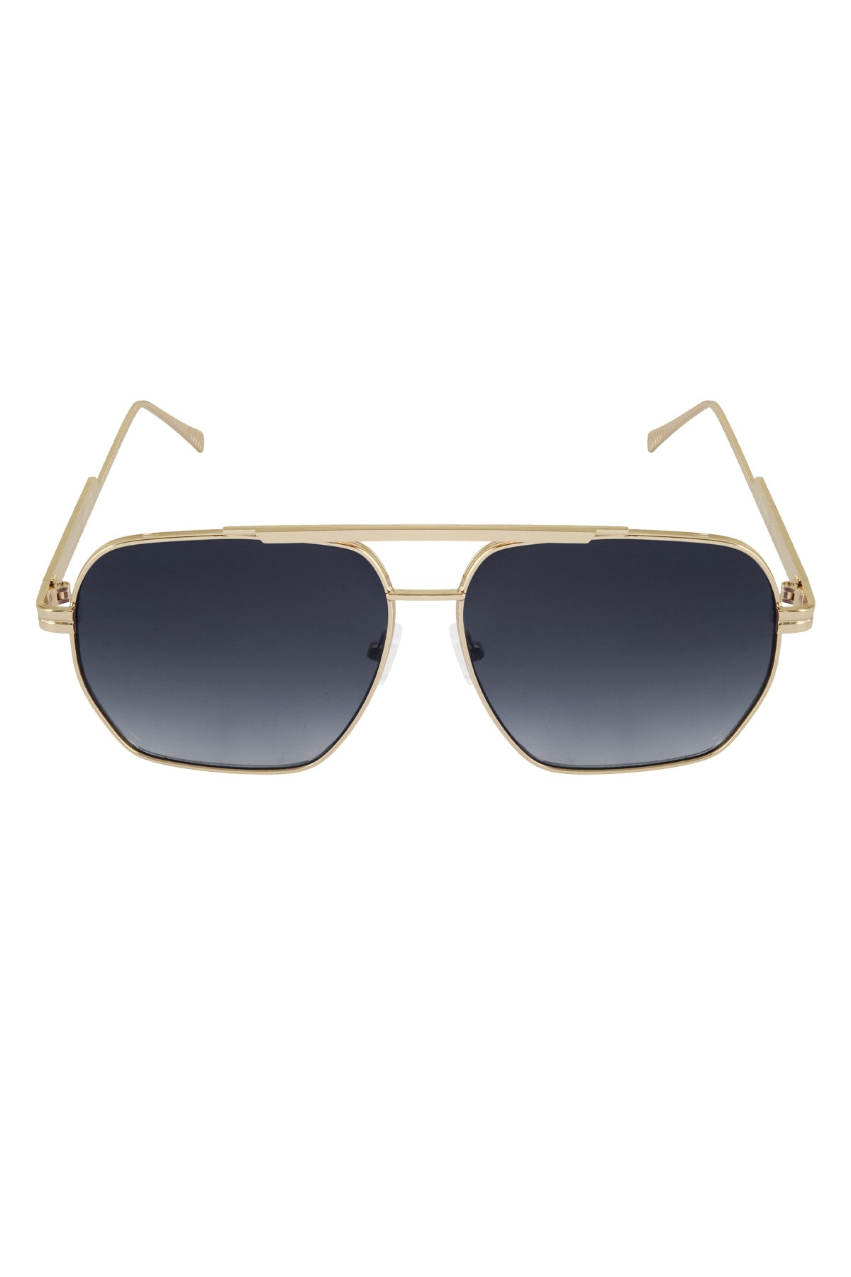 Metal summer sunglasses - Black and gold h5 Picture4