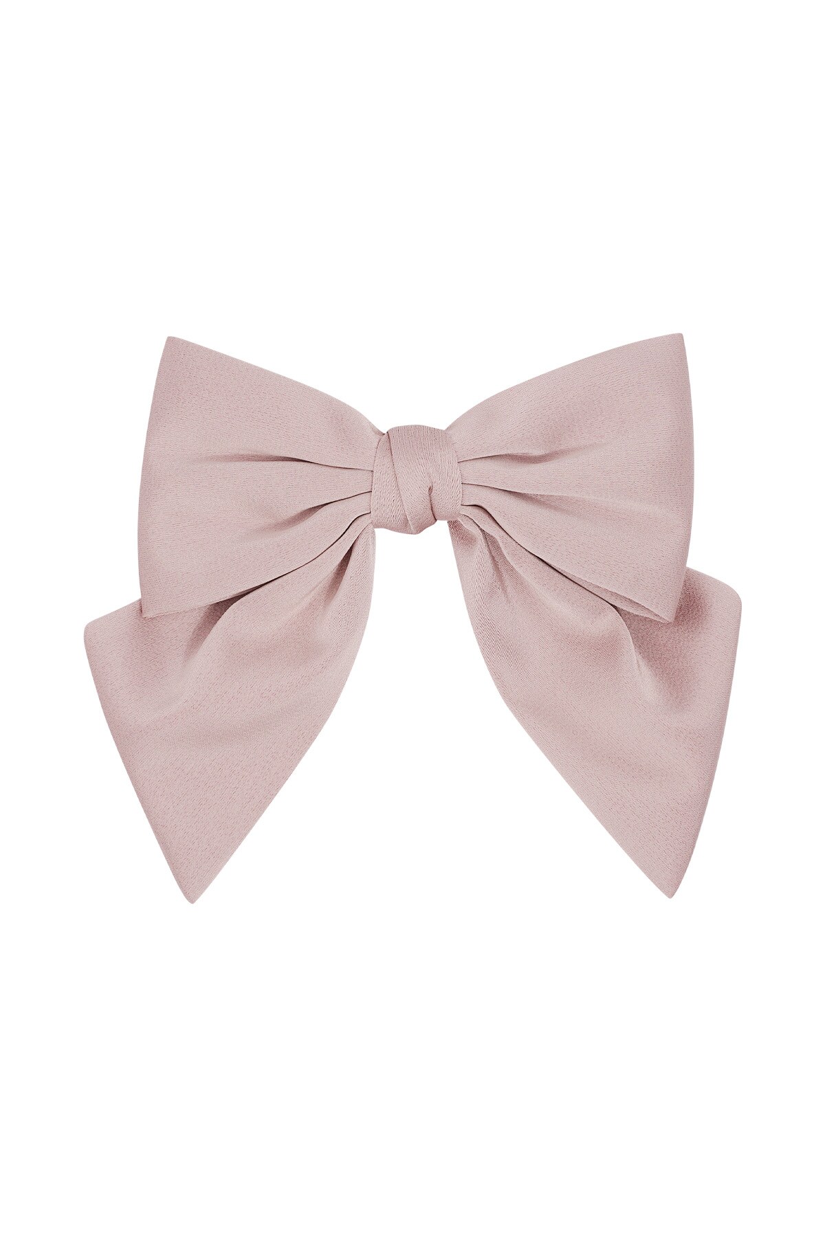 Simple hair bow - pink 