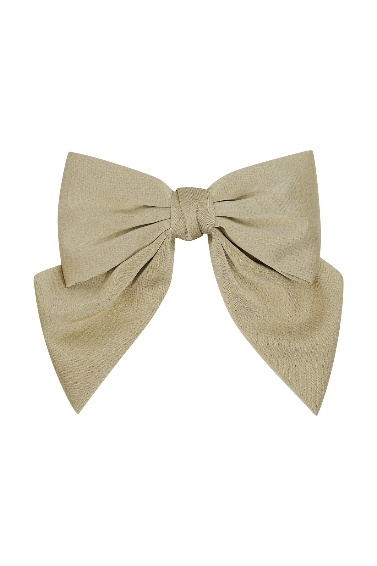 Cute hair bow - beige  