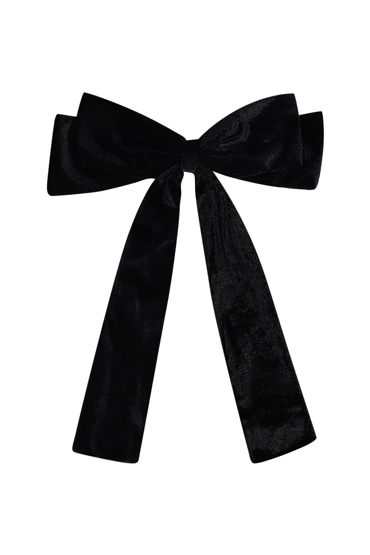 Cute hair bow - black h5 