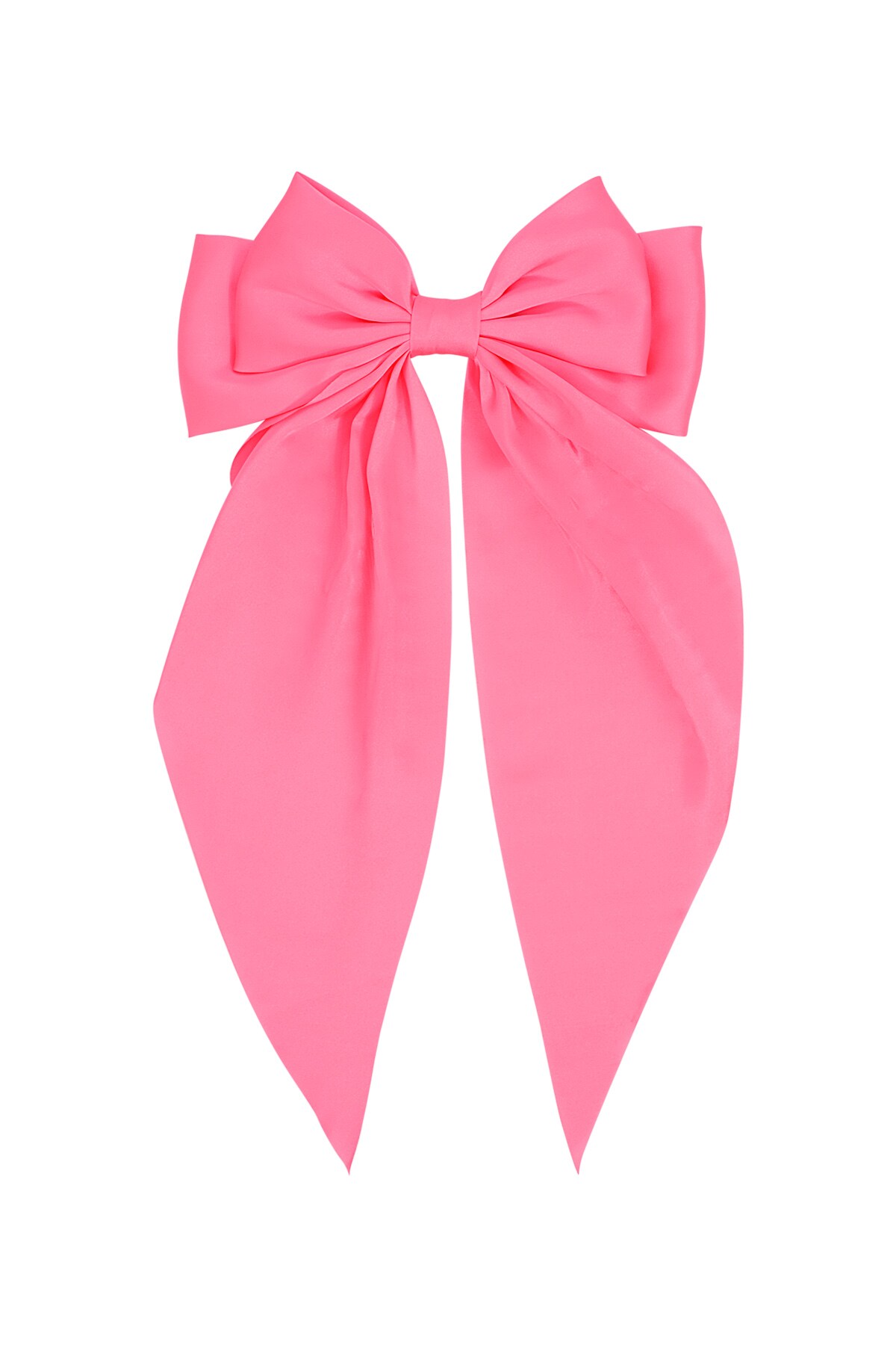 Large hair bow - fuchsia h5 