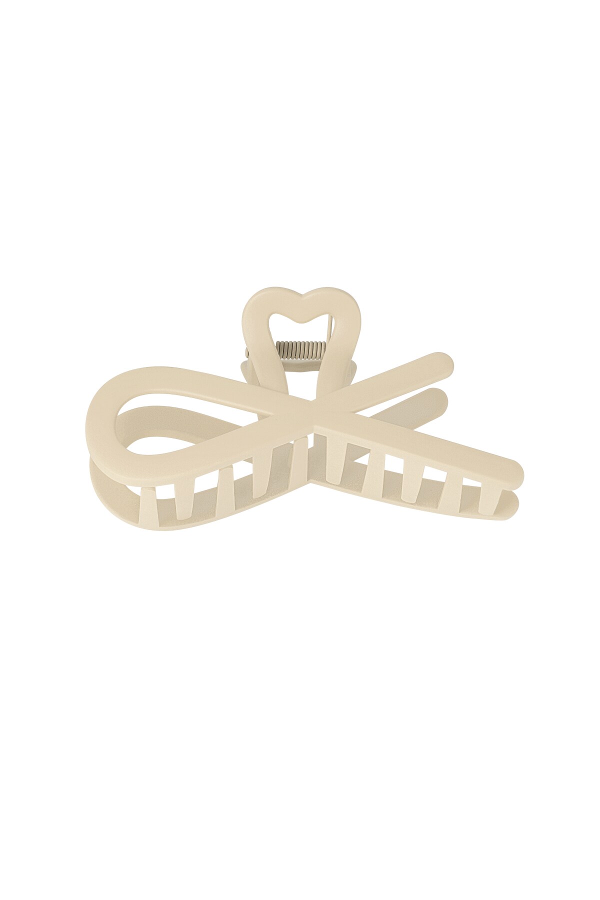 Lovely hair clip - beige  h5 