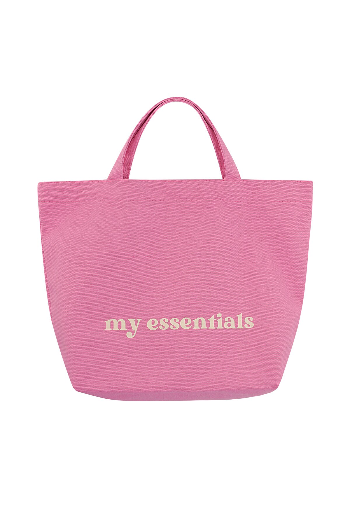 Canvas shopper my essentials - fuchsia 