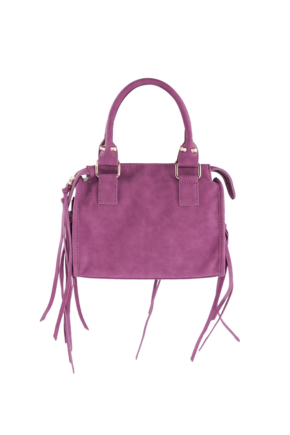 Accent Fringe Bag - Rose red h5 Picture4