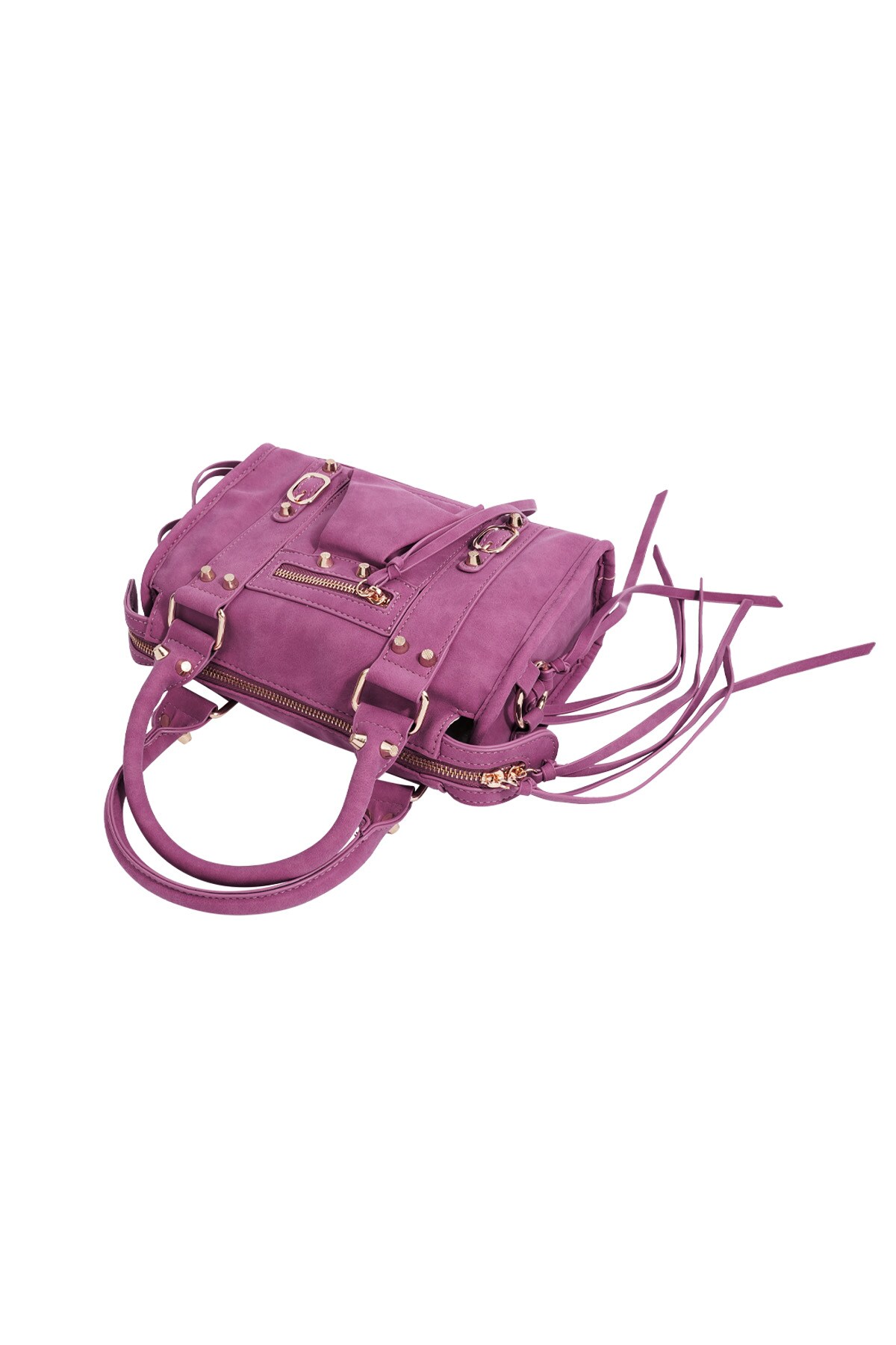 Accent Fringe Bag - Rose red Picture5