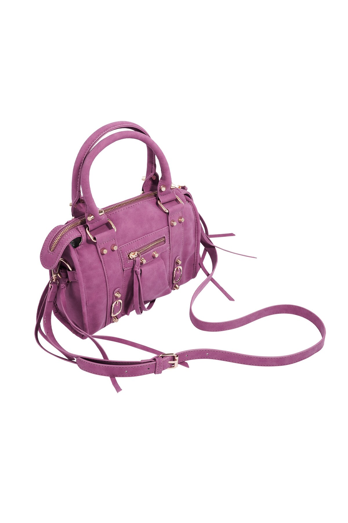 Accent Fringe Bag - Rose red h5 Picture3