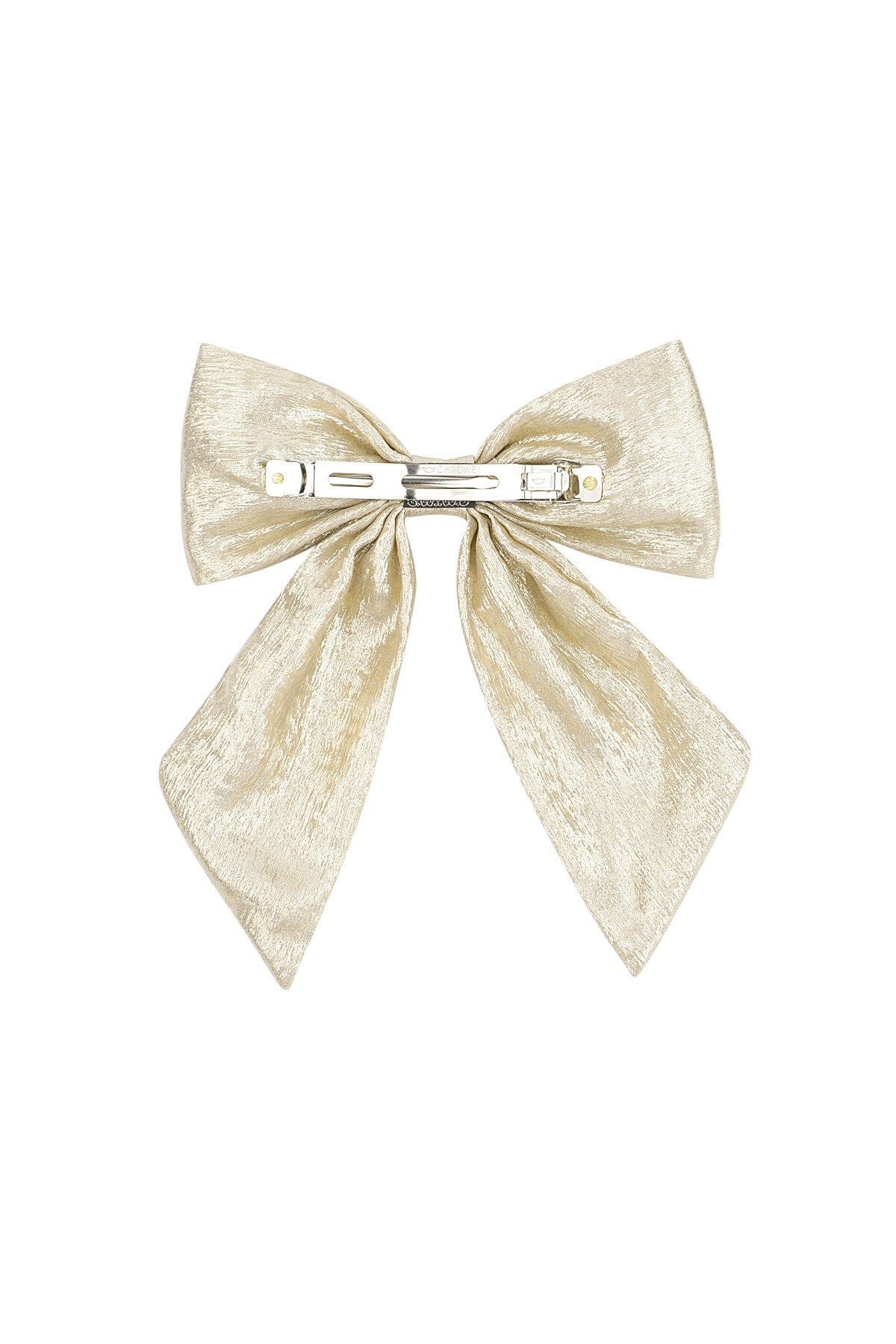 Bow hair clip - Gold color h5 Picture3