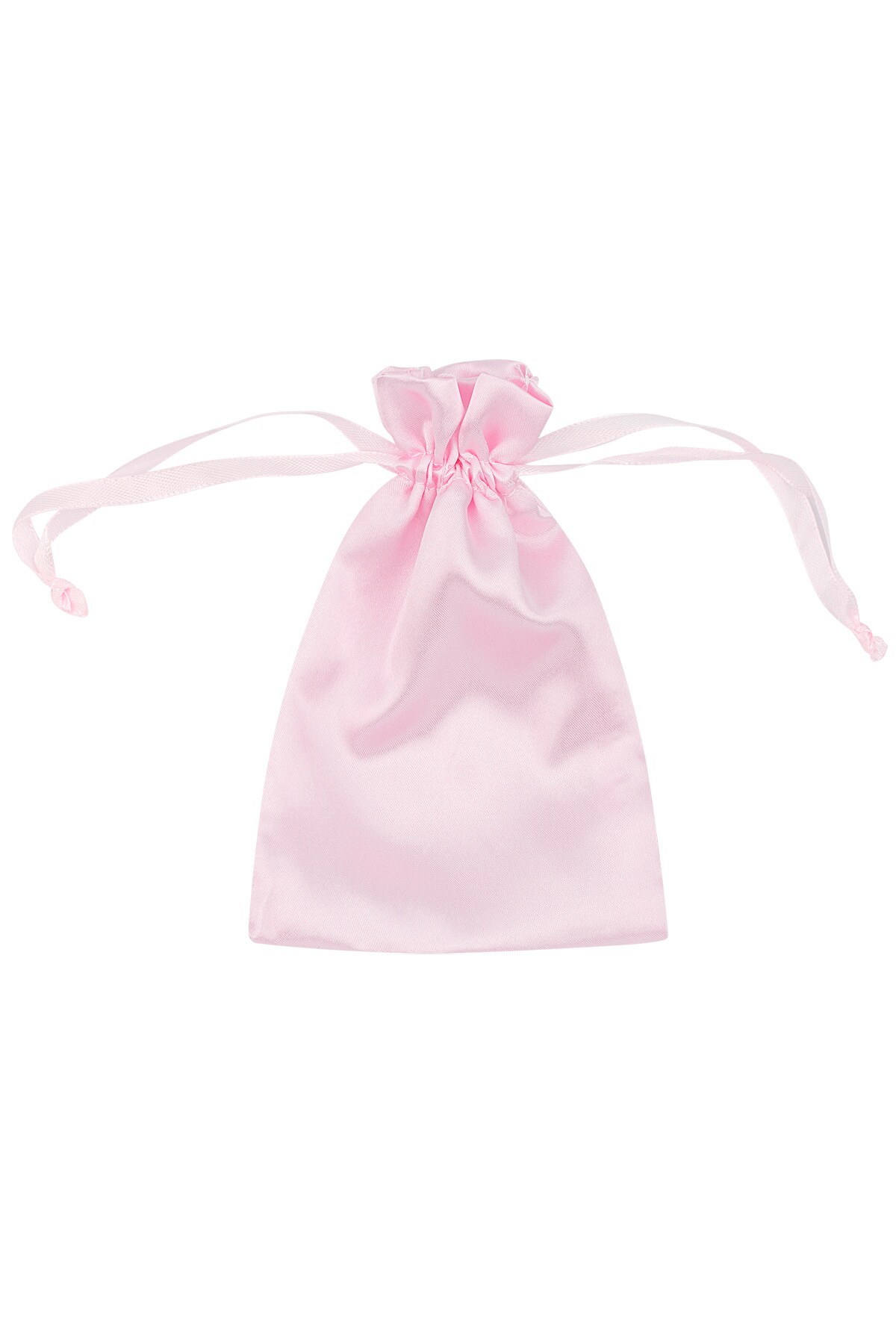 Basic satin jewelry bag - pink h5 