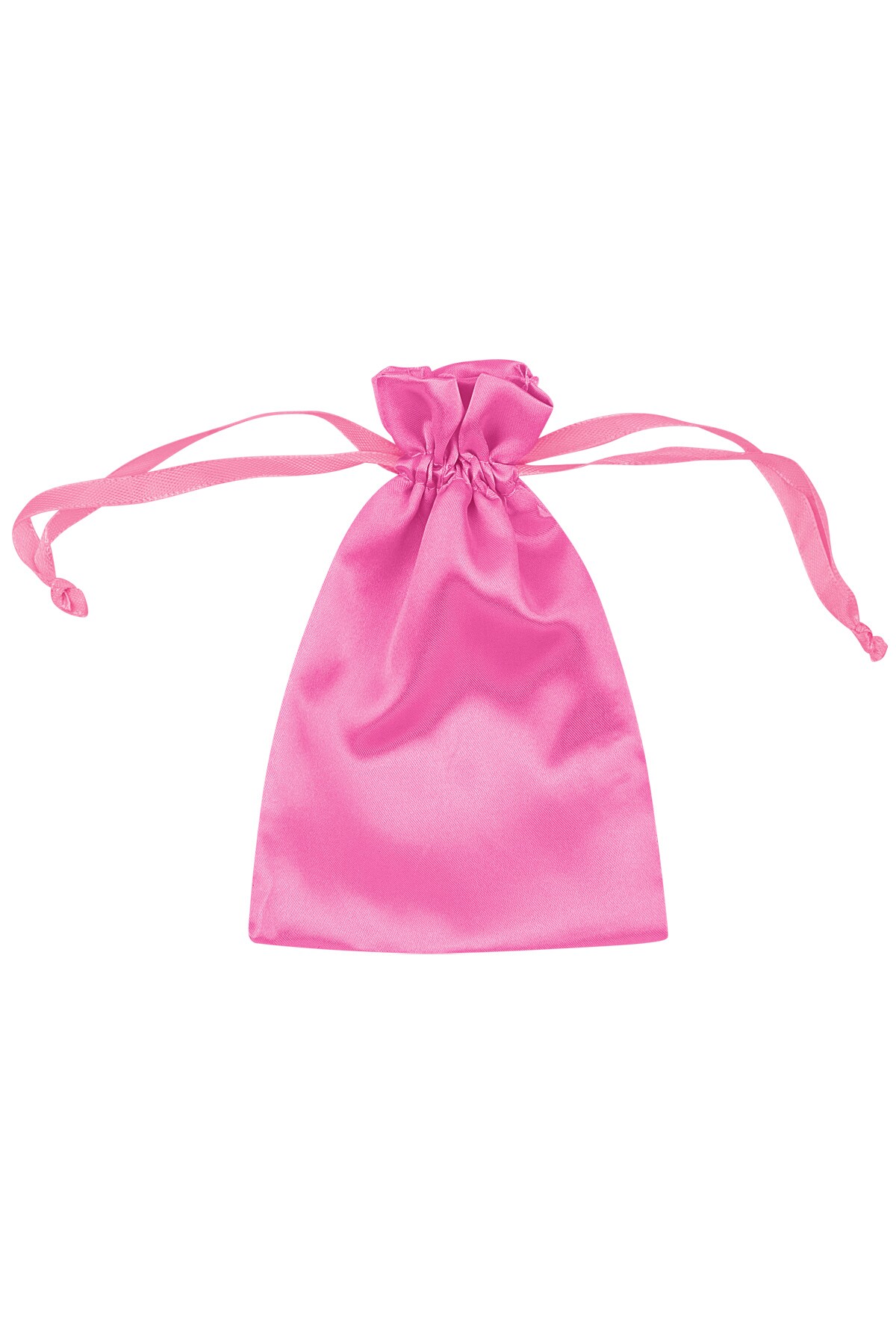 Basic satin jewelry bag - pink h5 