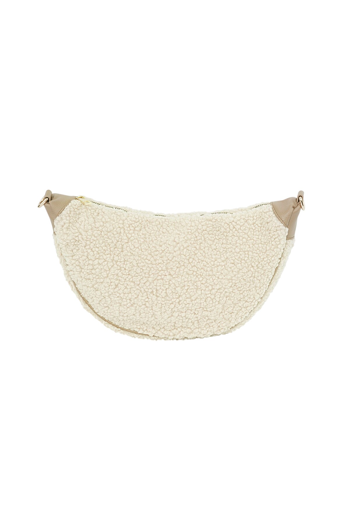 Fluffy Teddy bag - white 