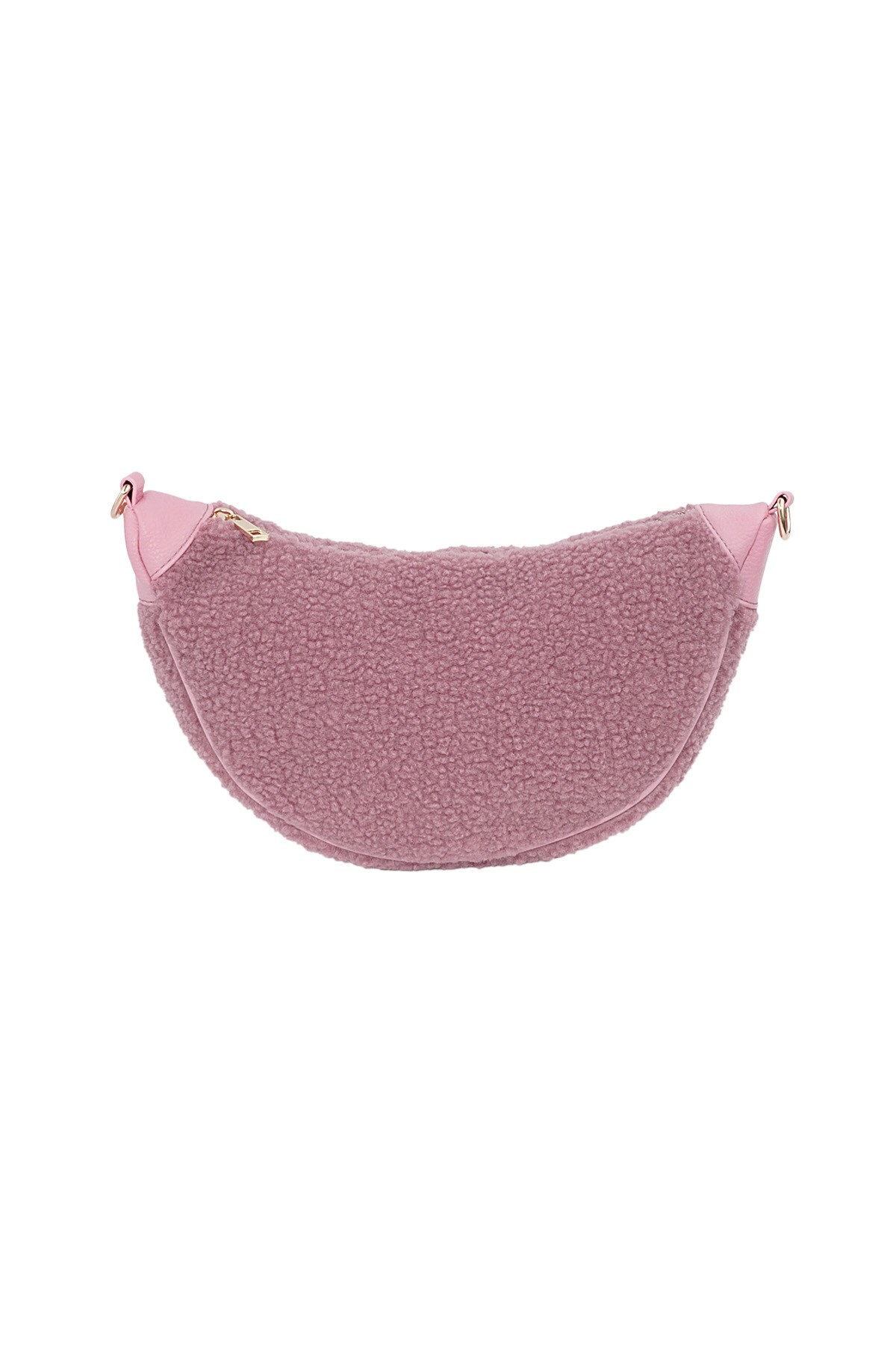 Fluffy Teddy bag - pink h5 