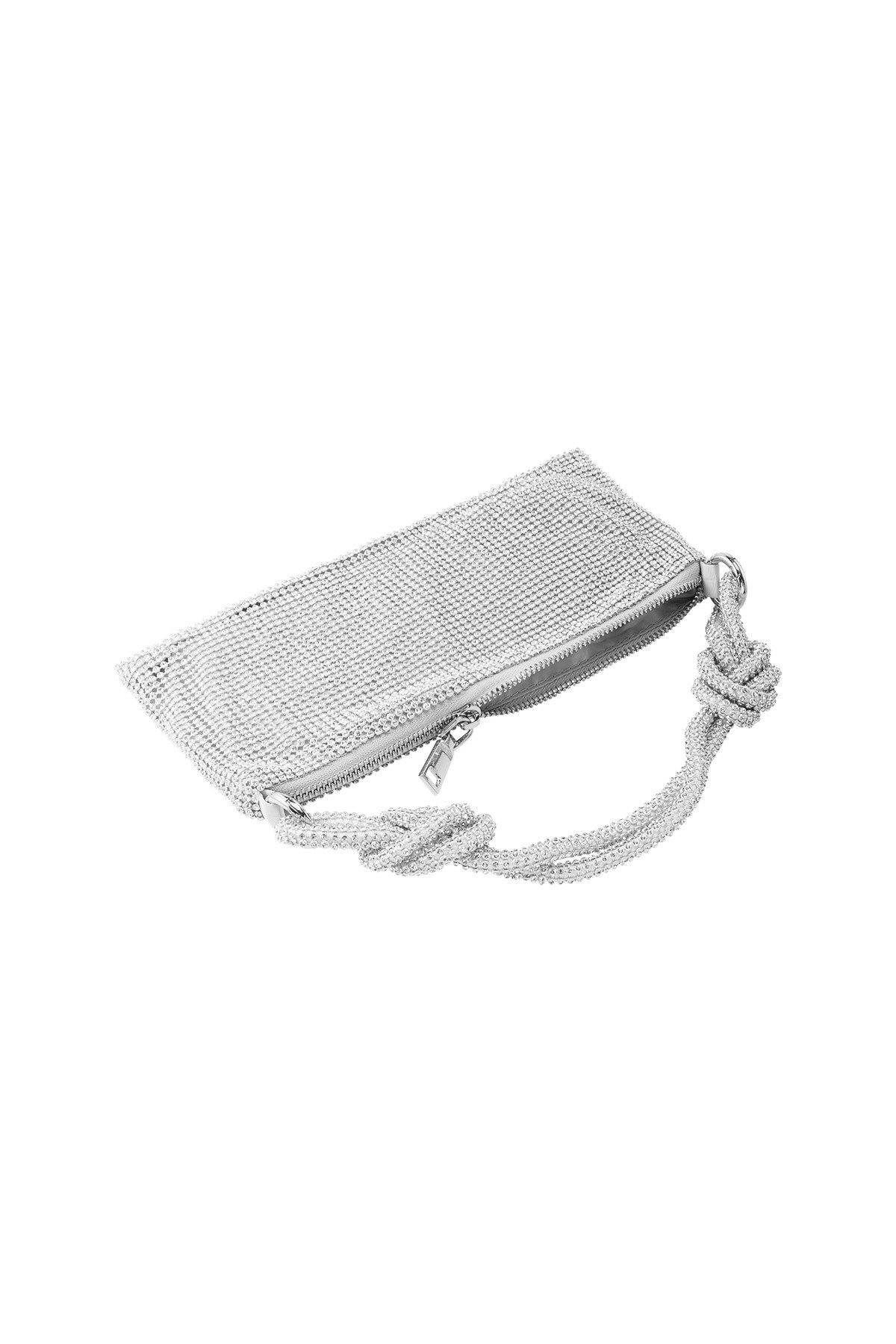 Bag glamor knotted - Silver color h5 Picture3