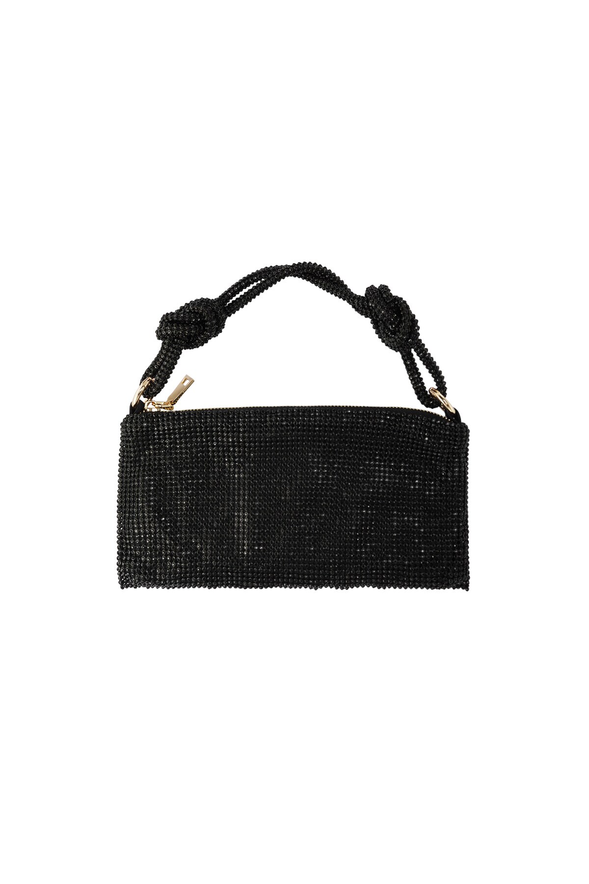 Bag glamor knotted - black h5 