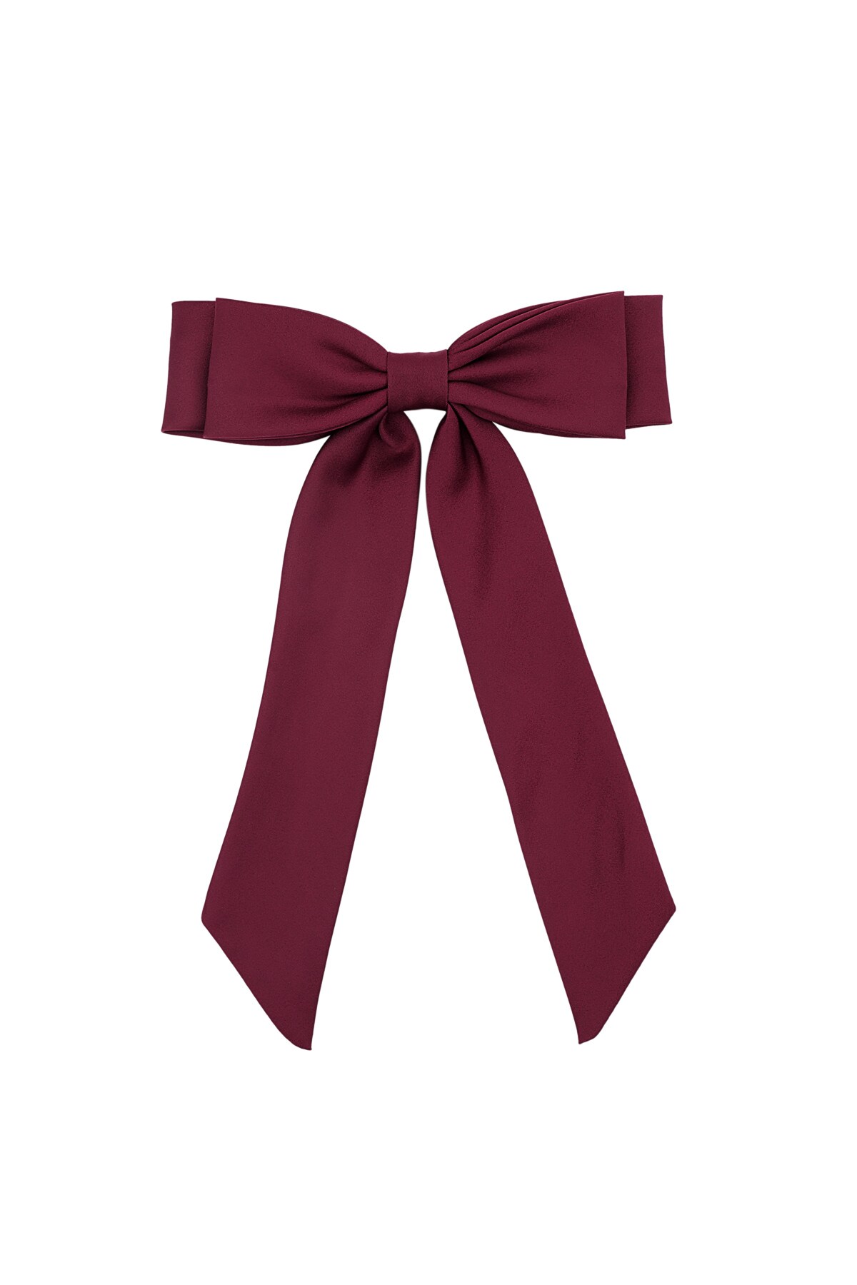 Hair bow basic babe - wine red 