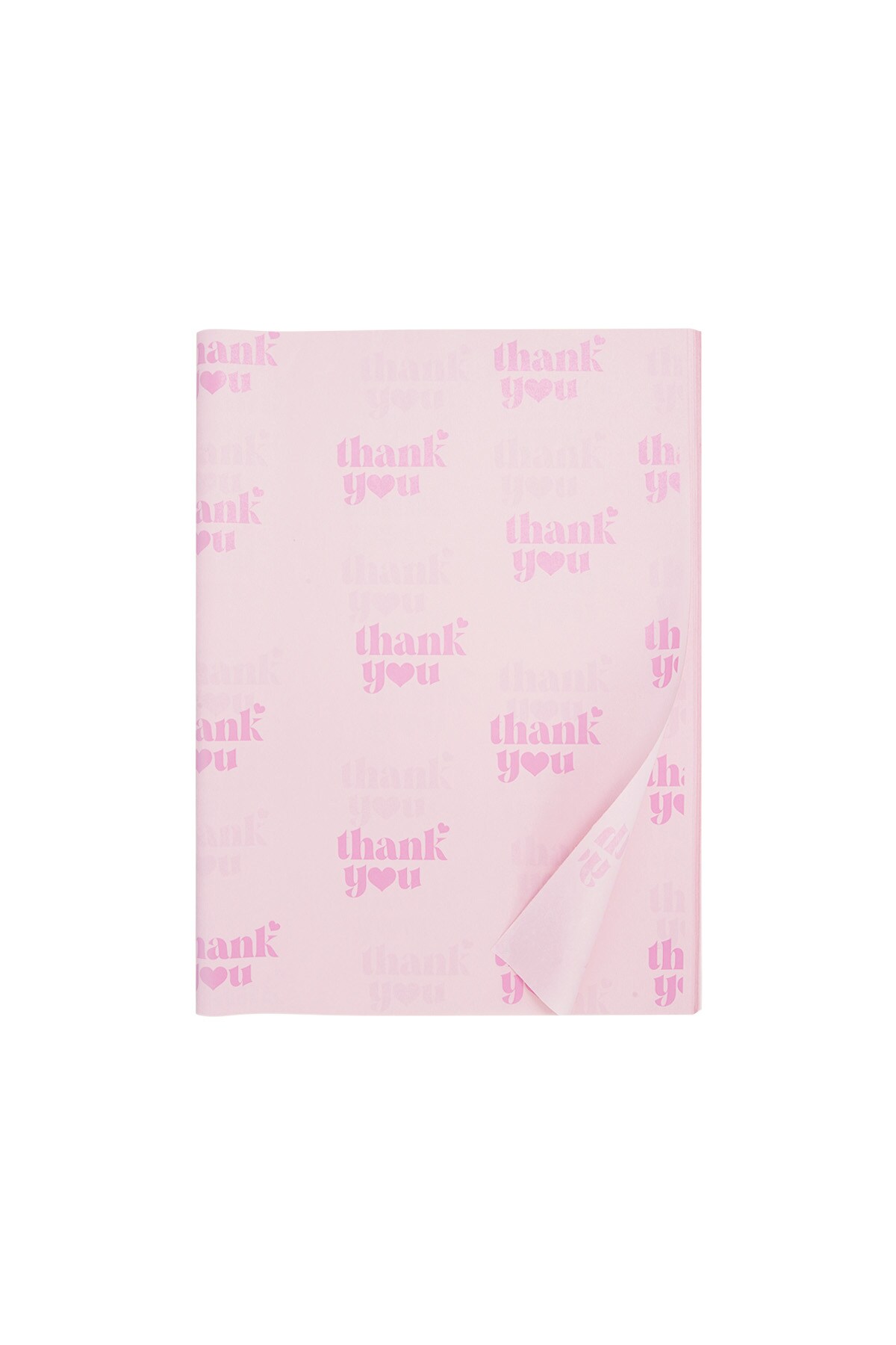 Thank You Small Tissue Paper (100PCS) - Pink h5 