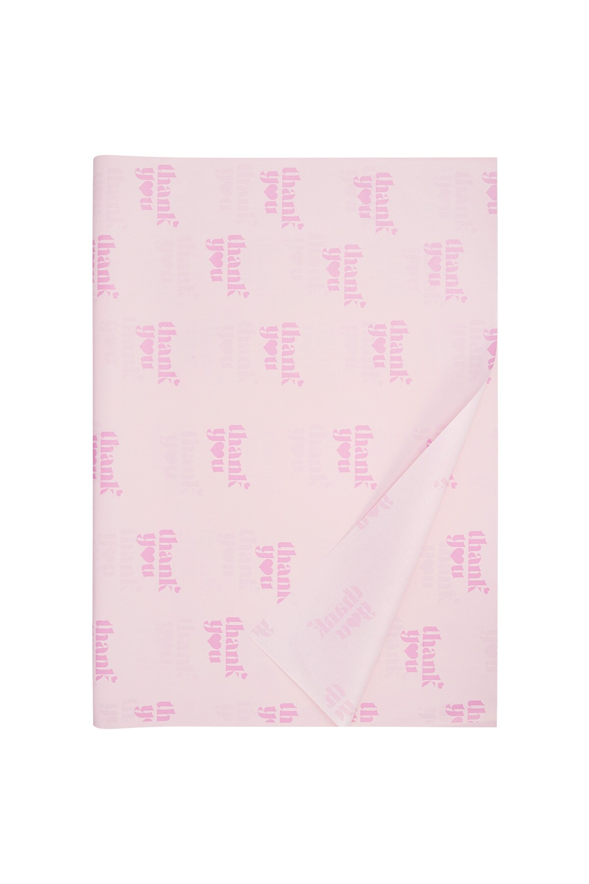 Thank You Large Tissue Paper (100PCS) - Pink h5 