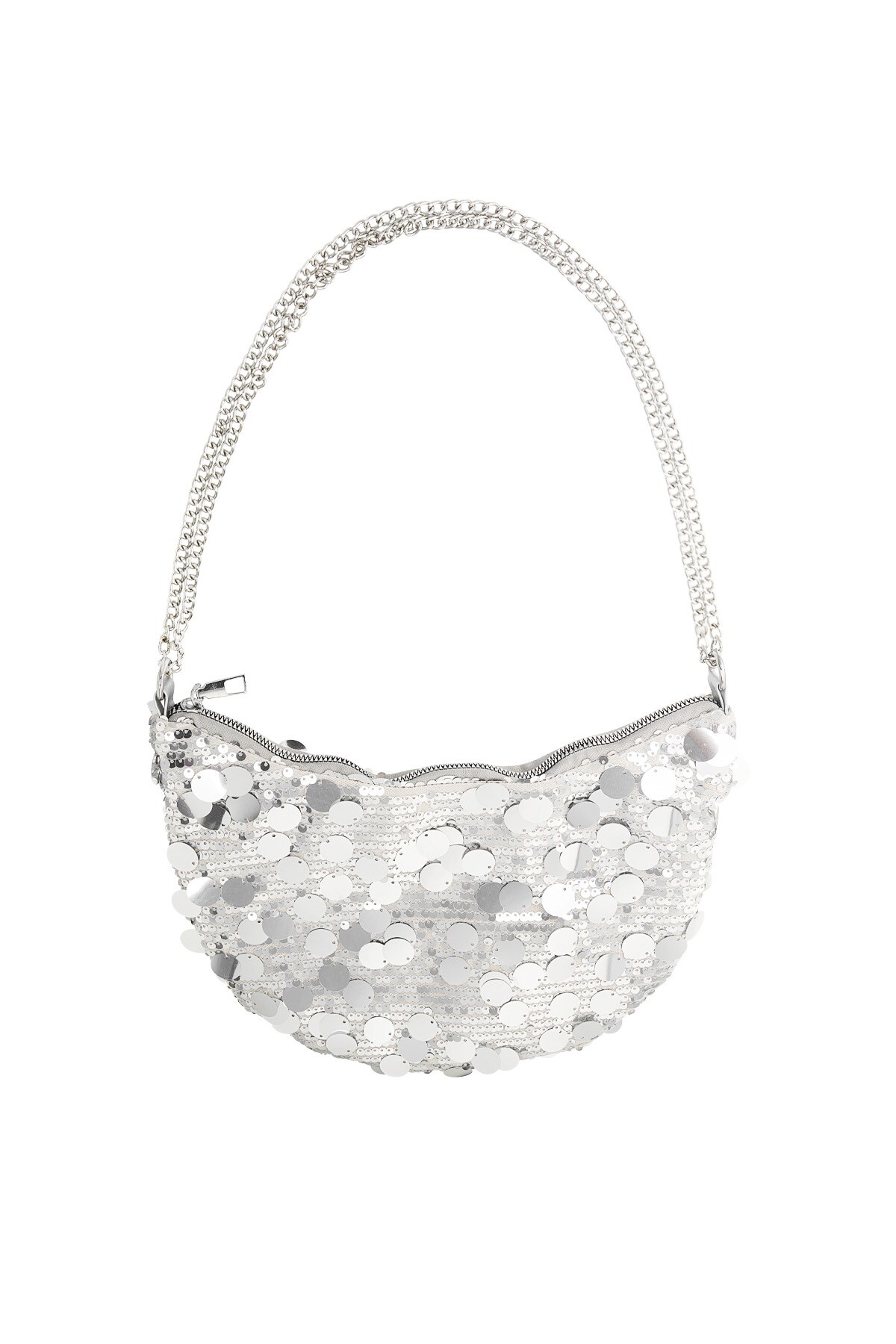 Bag glitter & glamor - Silver color h5 