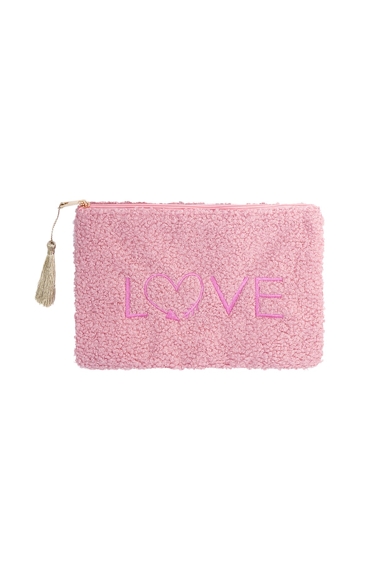 Lovely Teddy make-up bag - light pink 