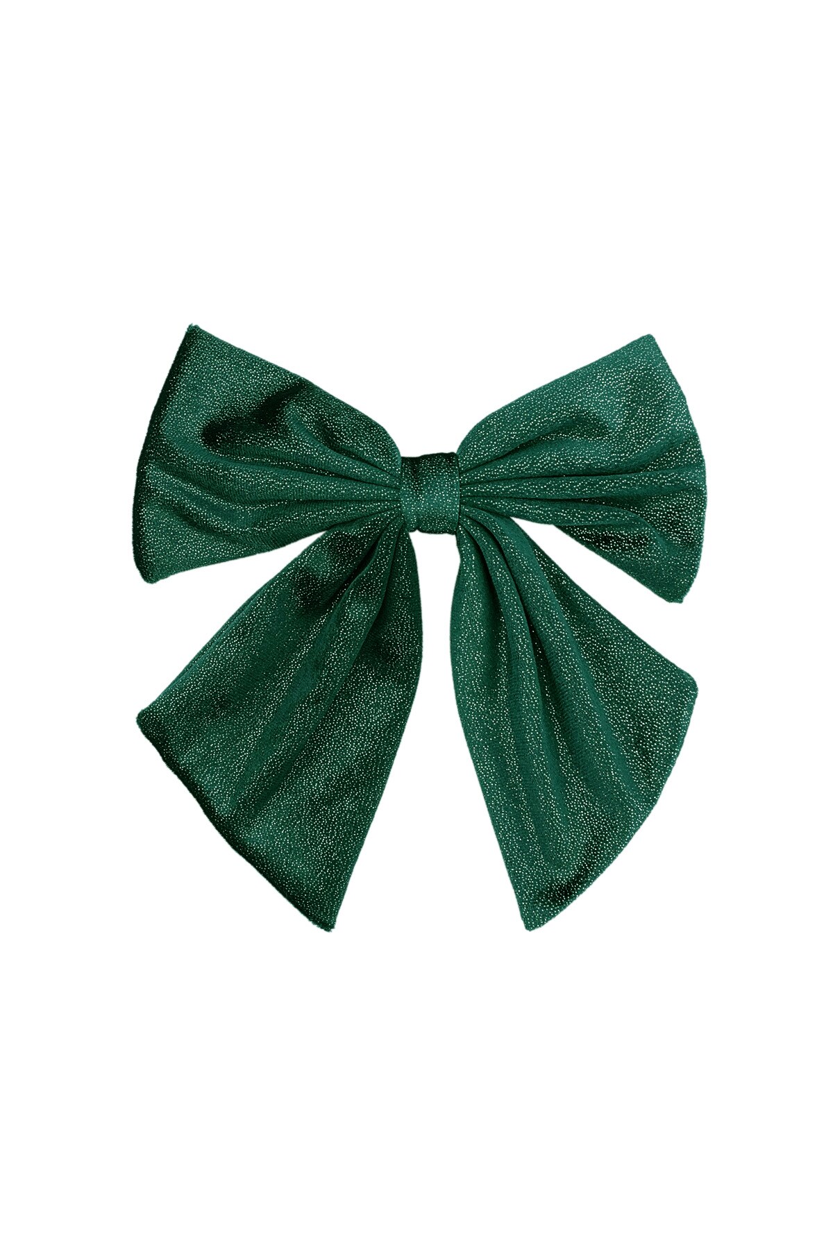 Beautiful Bow hair clip - dark green 