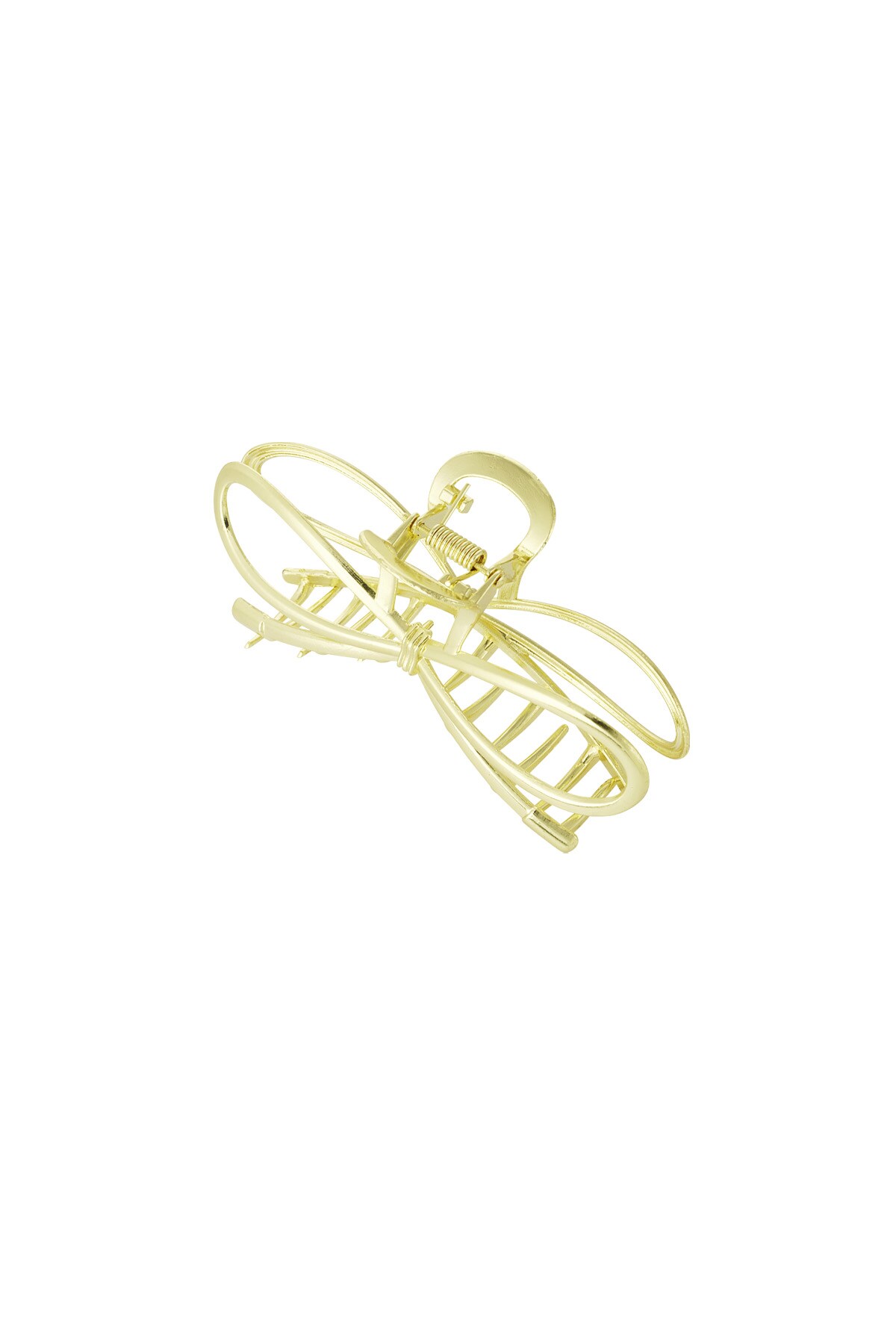 Hair clip bow babe - Gold color h5 Picture4