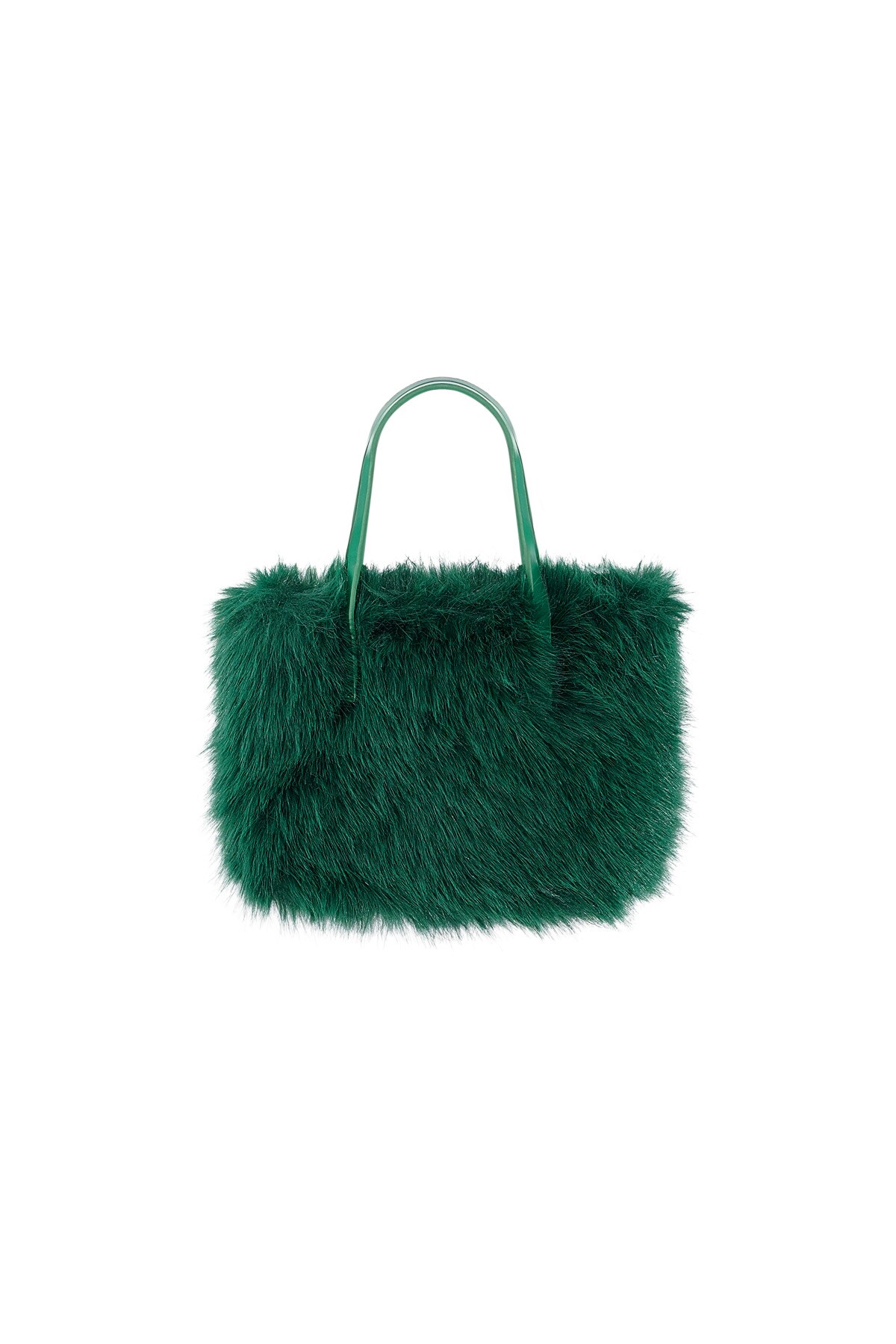 Plush haven bag - green 