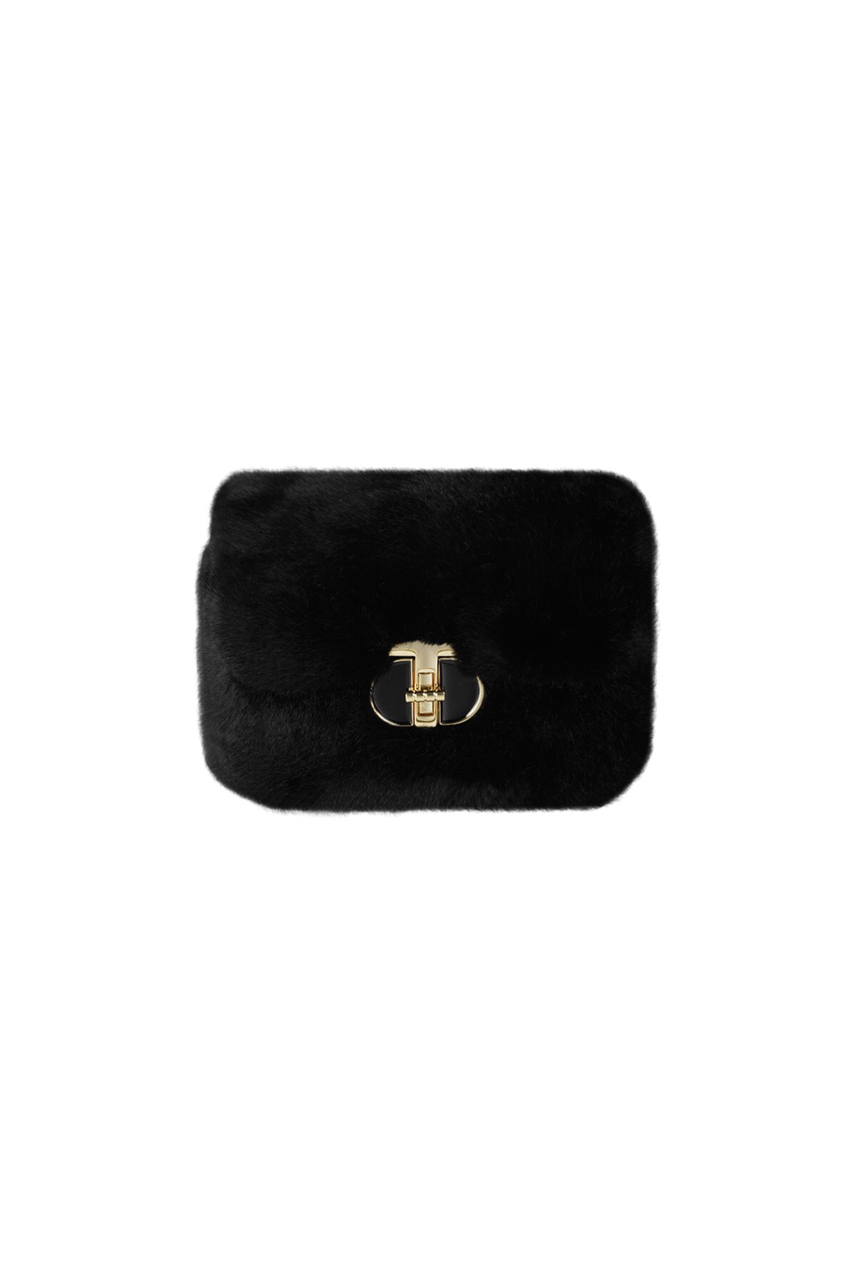 Cuddle clutch bag - black h5 