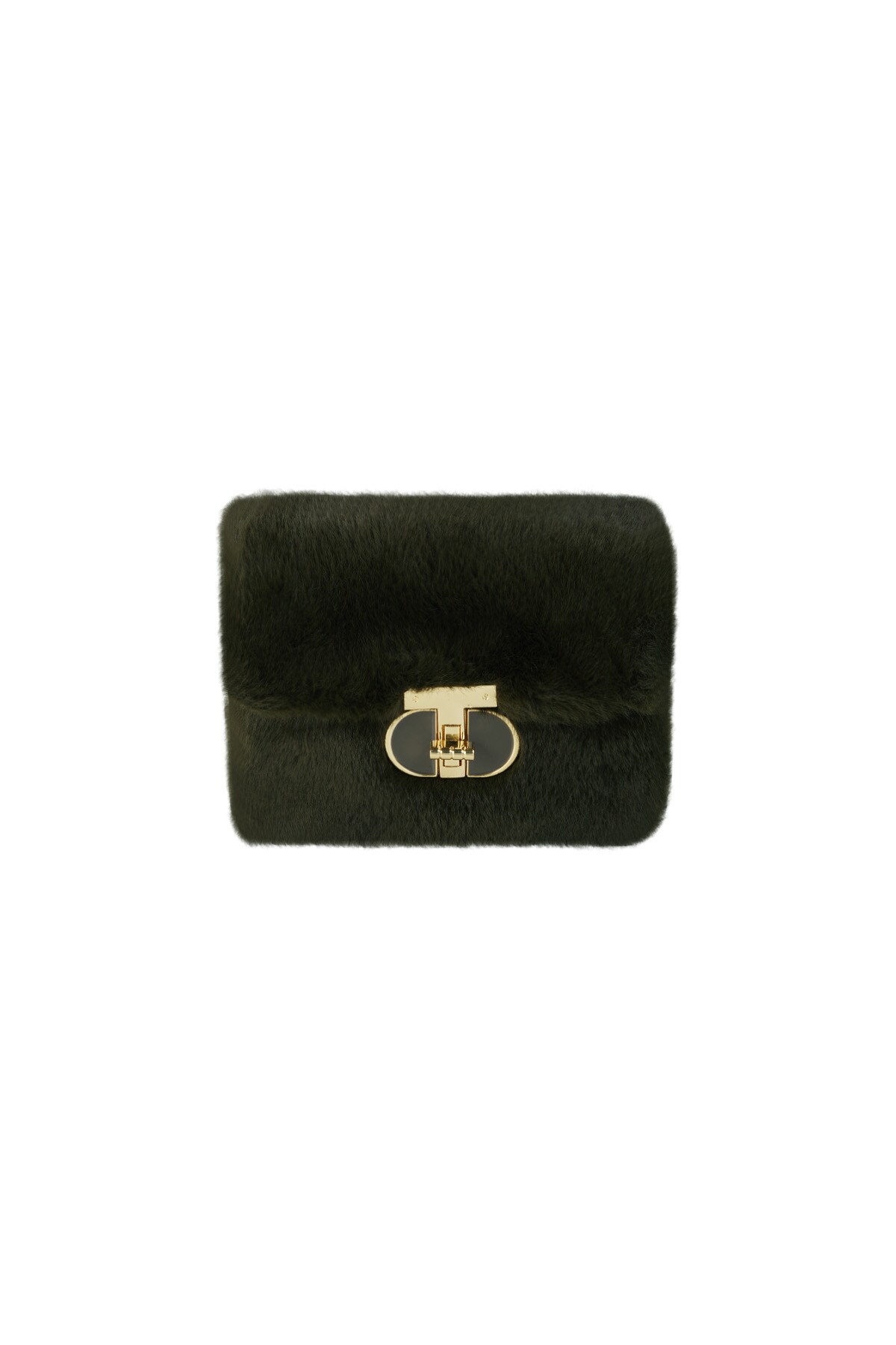 Cuddle clutch bag - dark green h5 