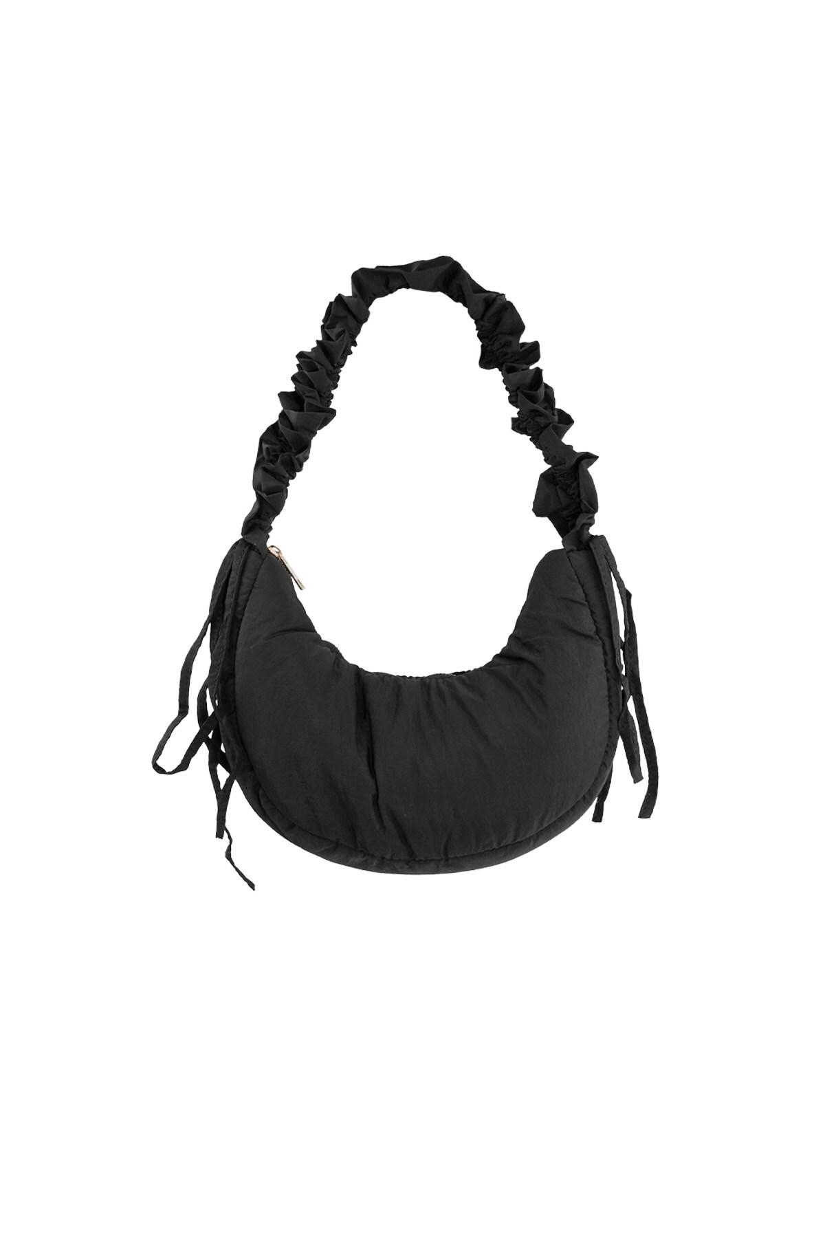 Knotty Circle Bag - Black h5 