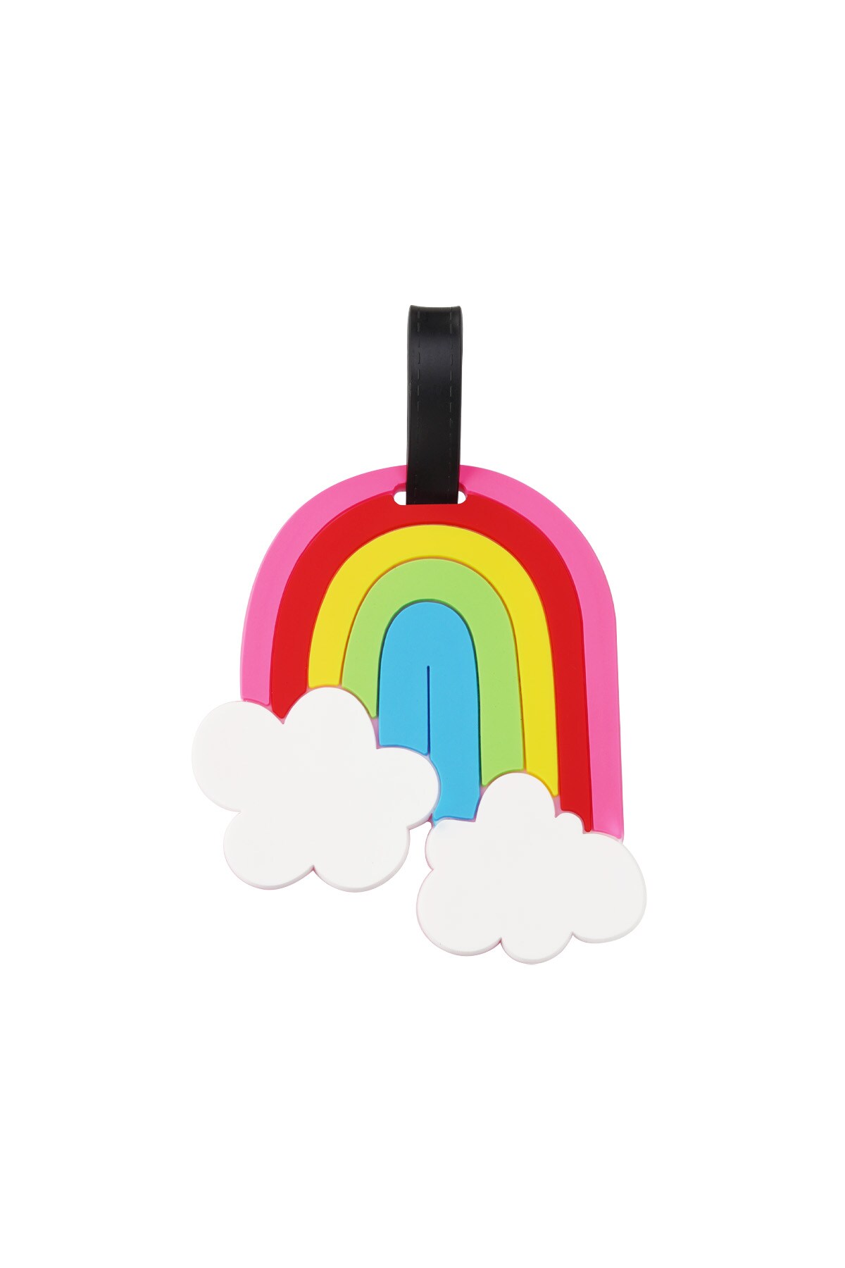 Rainbow suitcase tag - multi h5 