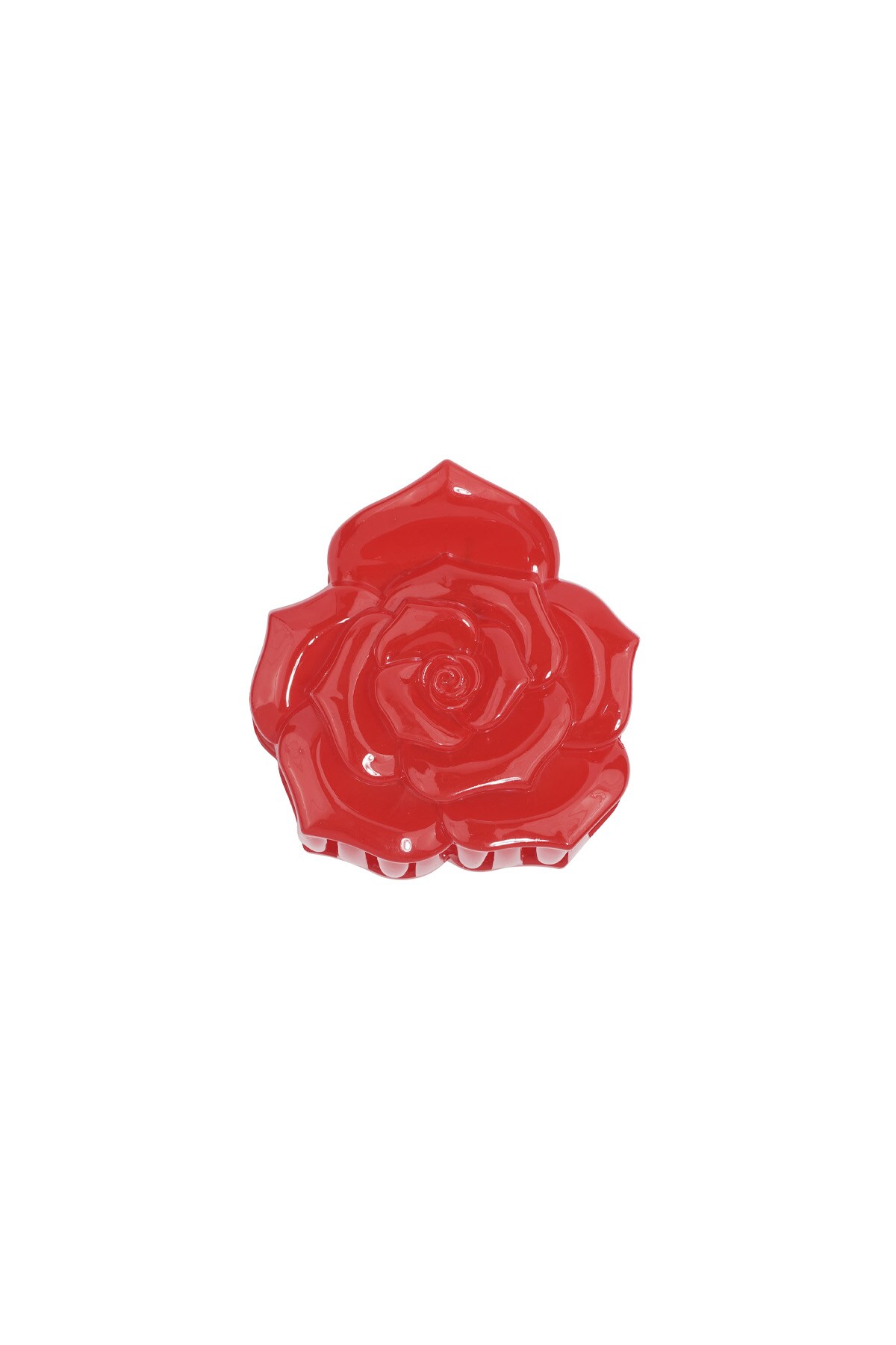 Rose hair clip - red h5 