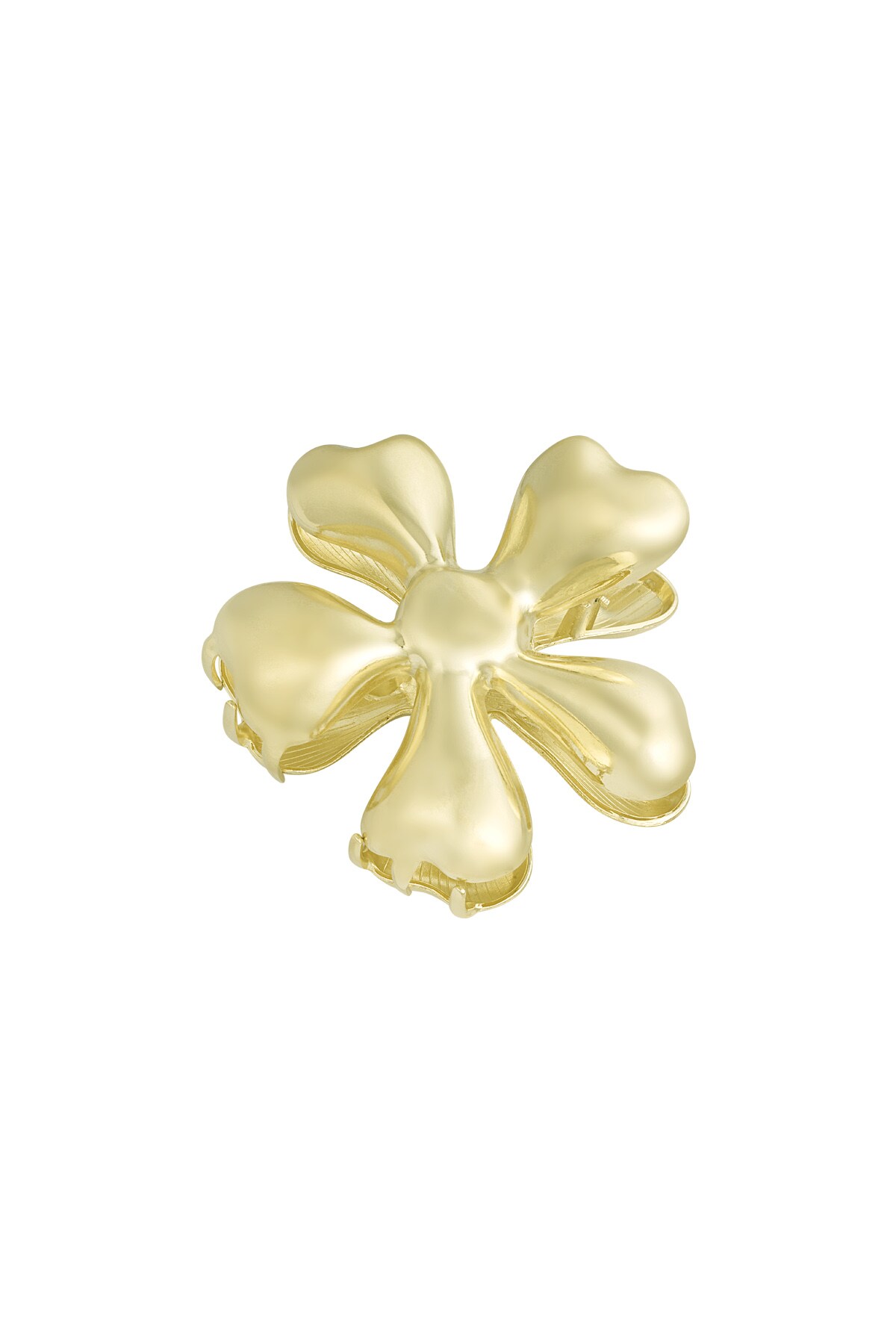 Wildflower hair clip - Gold color h5 