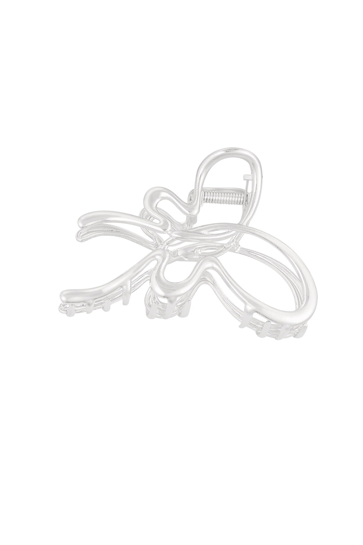 Classy hair clip - silver color h5 