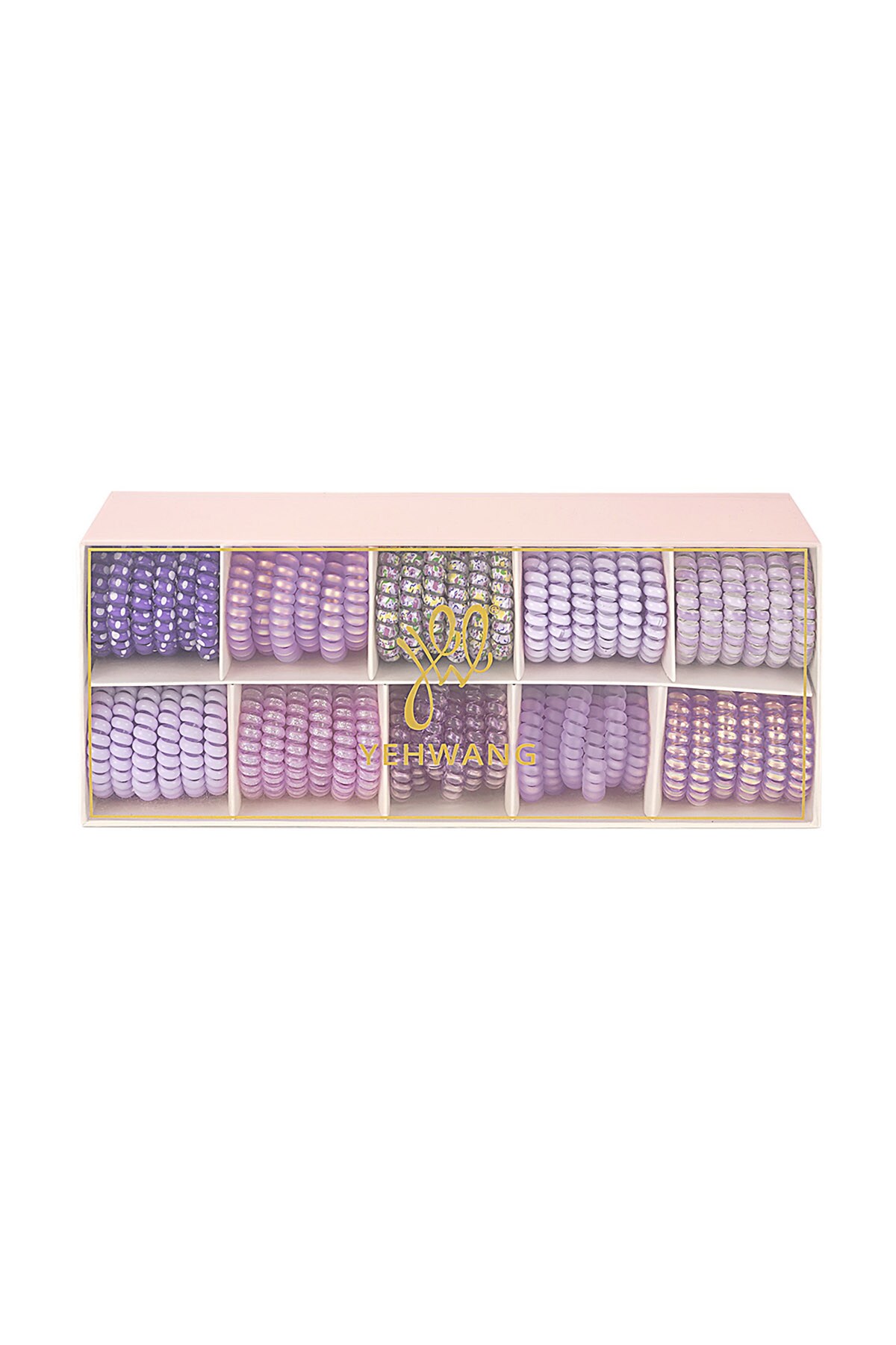 Twist rubber bands/bracelets - lilac h5 Picture2