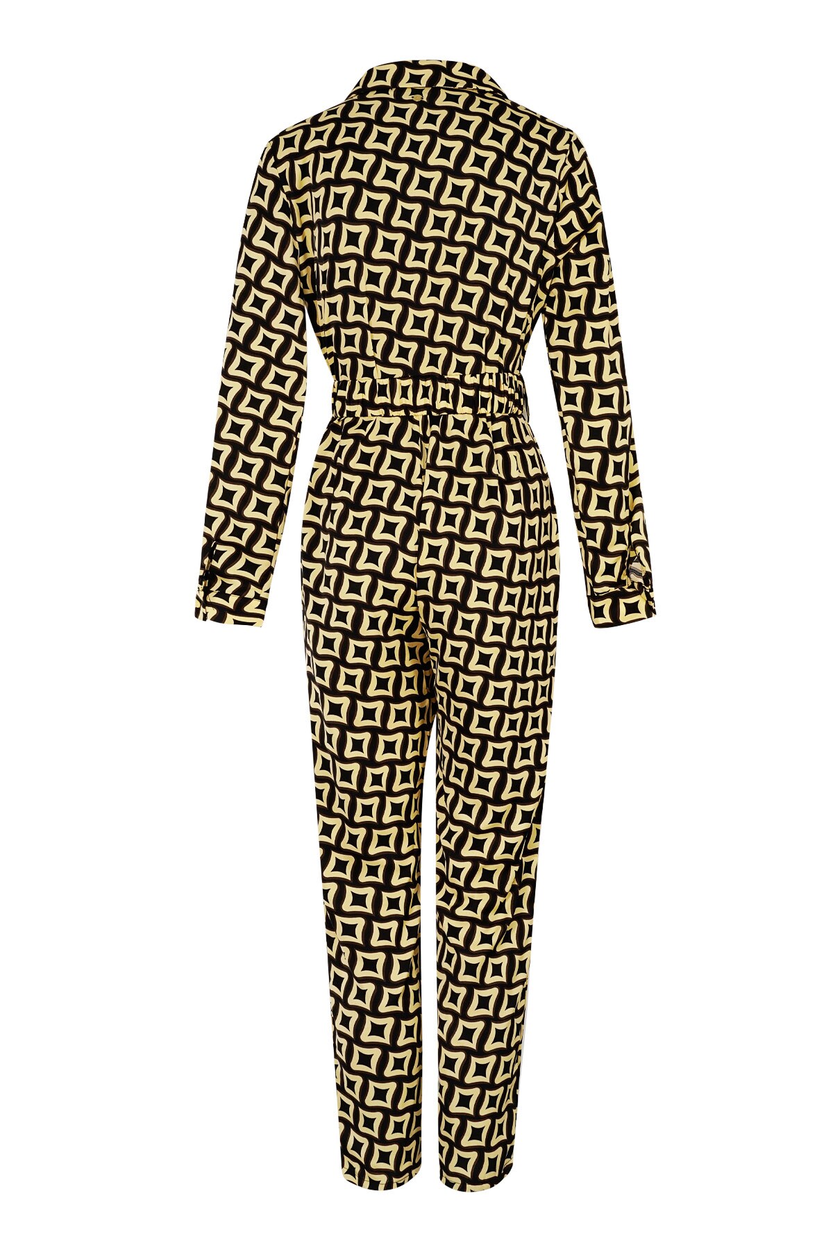 Jumpsuit retro print black Picture6