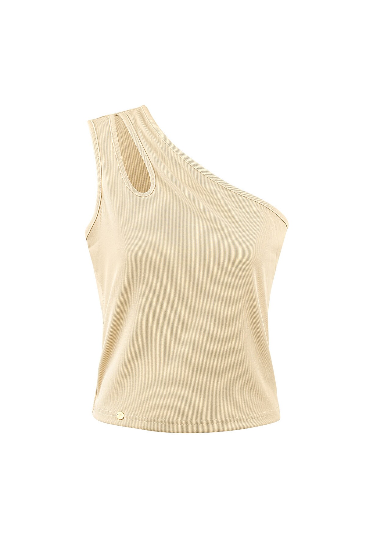 One shoulder top - skin color - M h5 