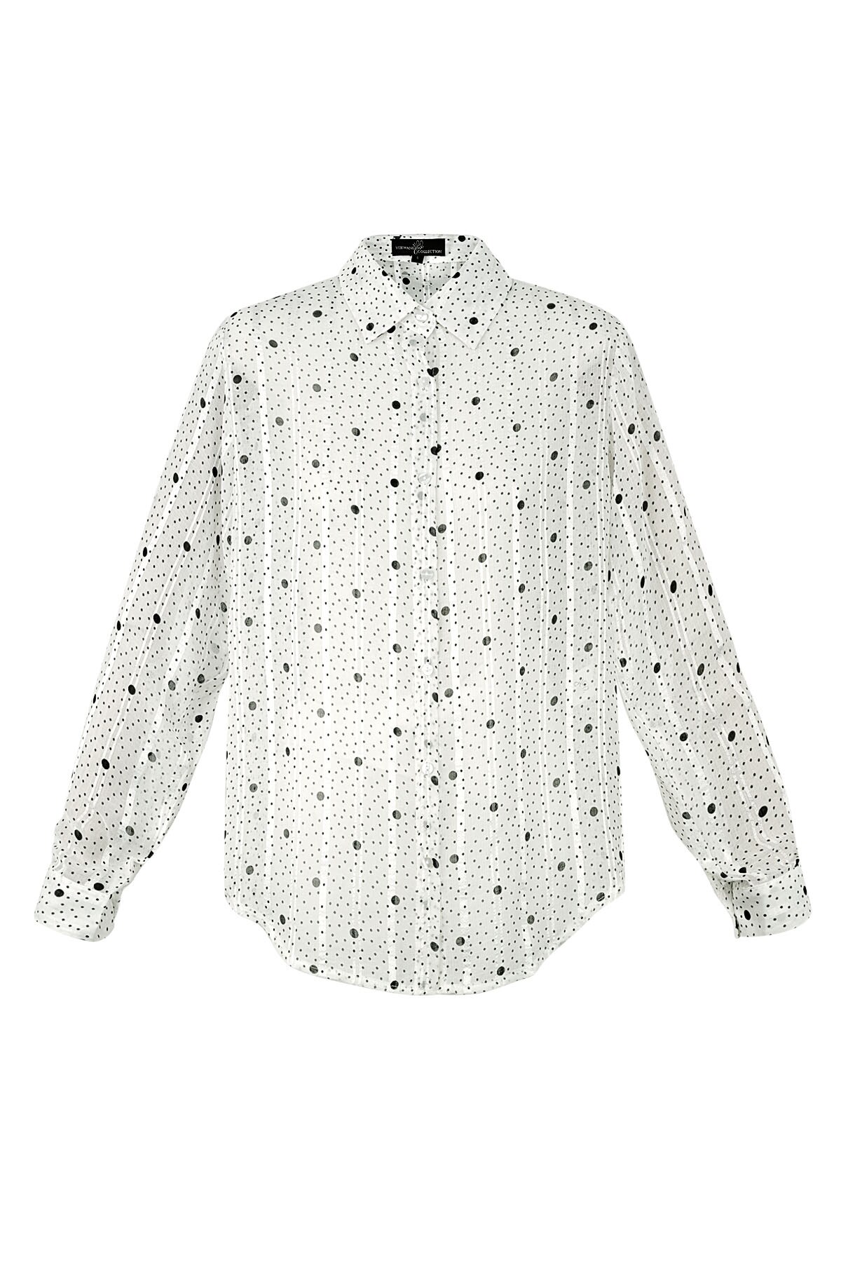 Blouse dots - white 