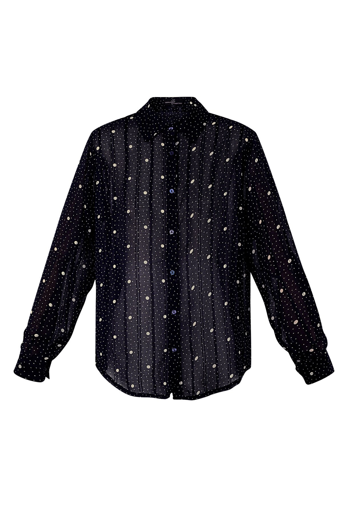 Blouse dots - black h5 