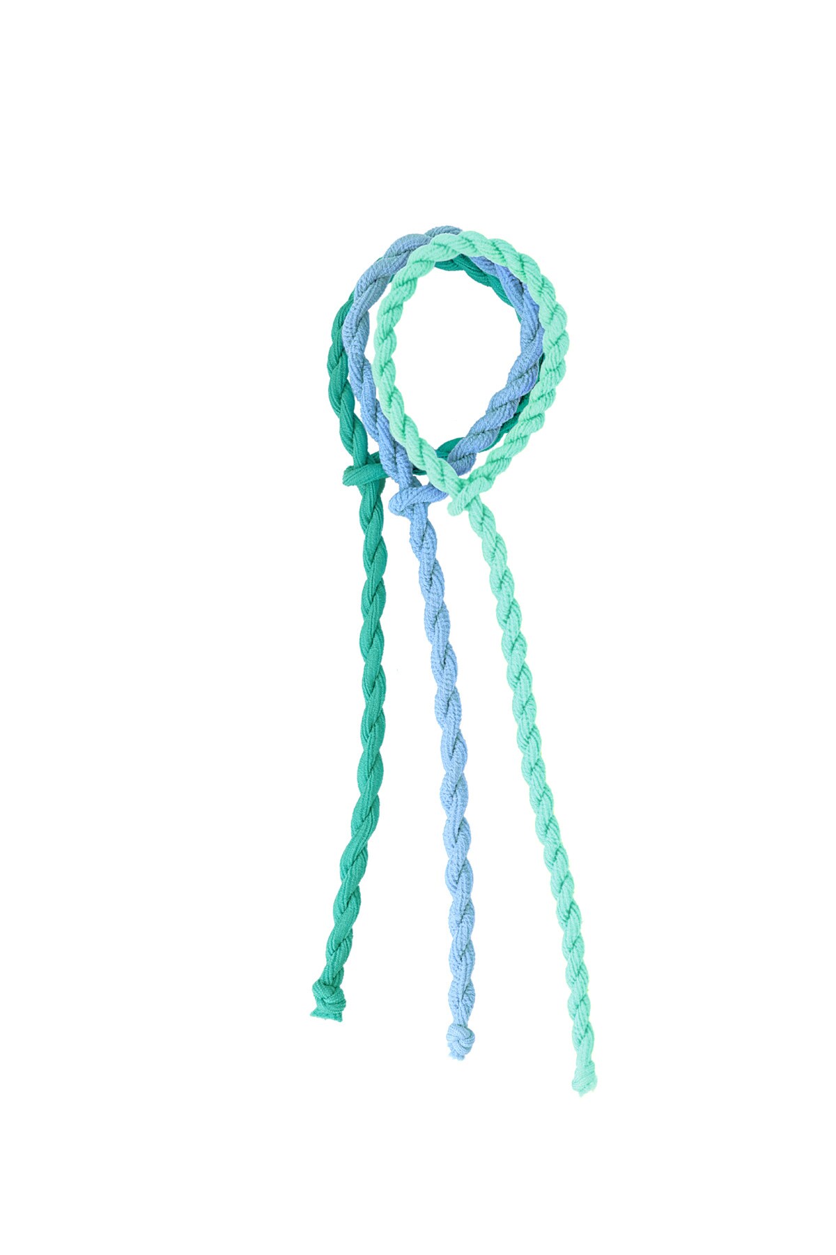 Twisted hair elastic - blue 