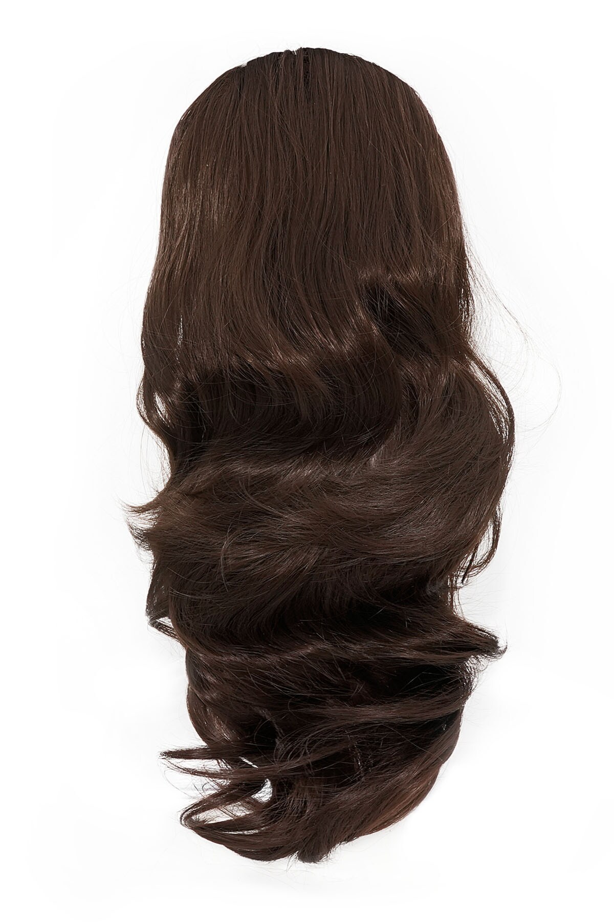 Ponytail glamor - dark brown h5 